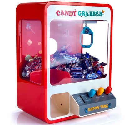 Goods+Gadgets Spieltisch Candy Grabber Supreme, (Süßigkeitenautomat Süßigkeiten Greifautomat), Spielautomat mit USB-Kabel