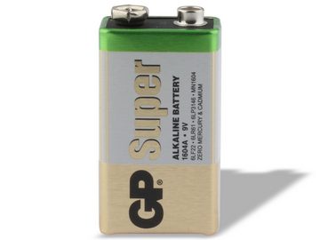 Gp GP Super Alkaline-Batterie E-Block, 6LR61, MN1604 Batterie
