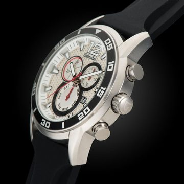 Gigandet Chronograph Speedbike, Mineralglas, Chronograph, Tages- und Datumsanzeige