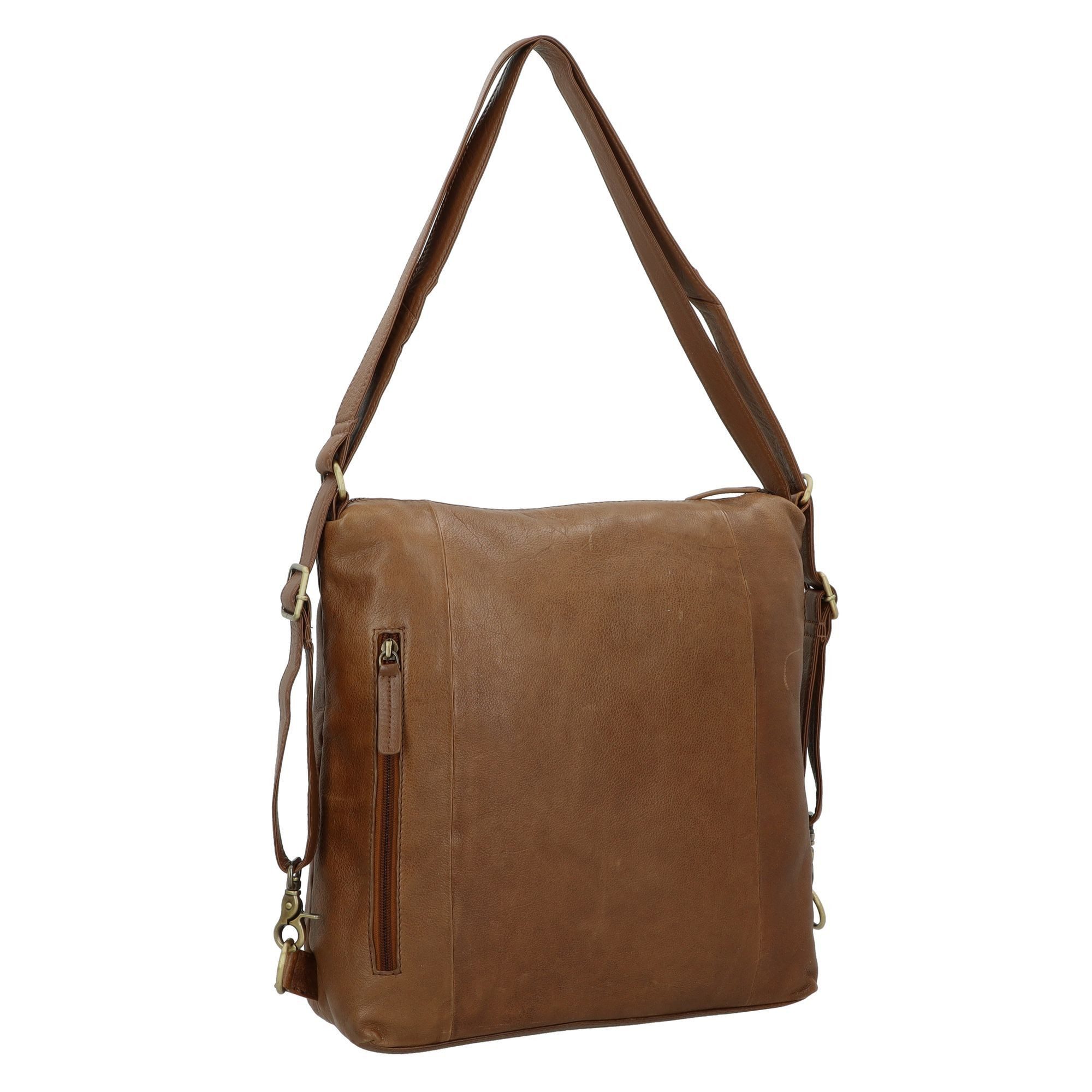 Burkely Schultertasche Natural Norah, Leder günstig online kaufen