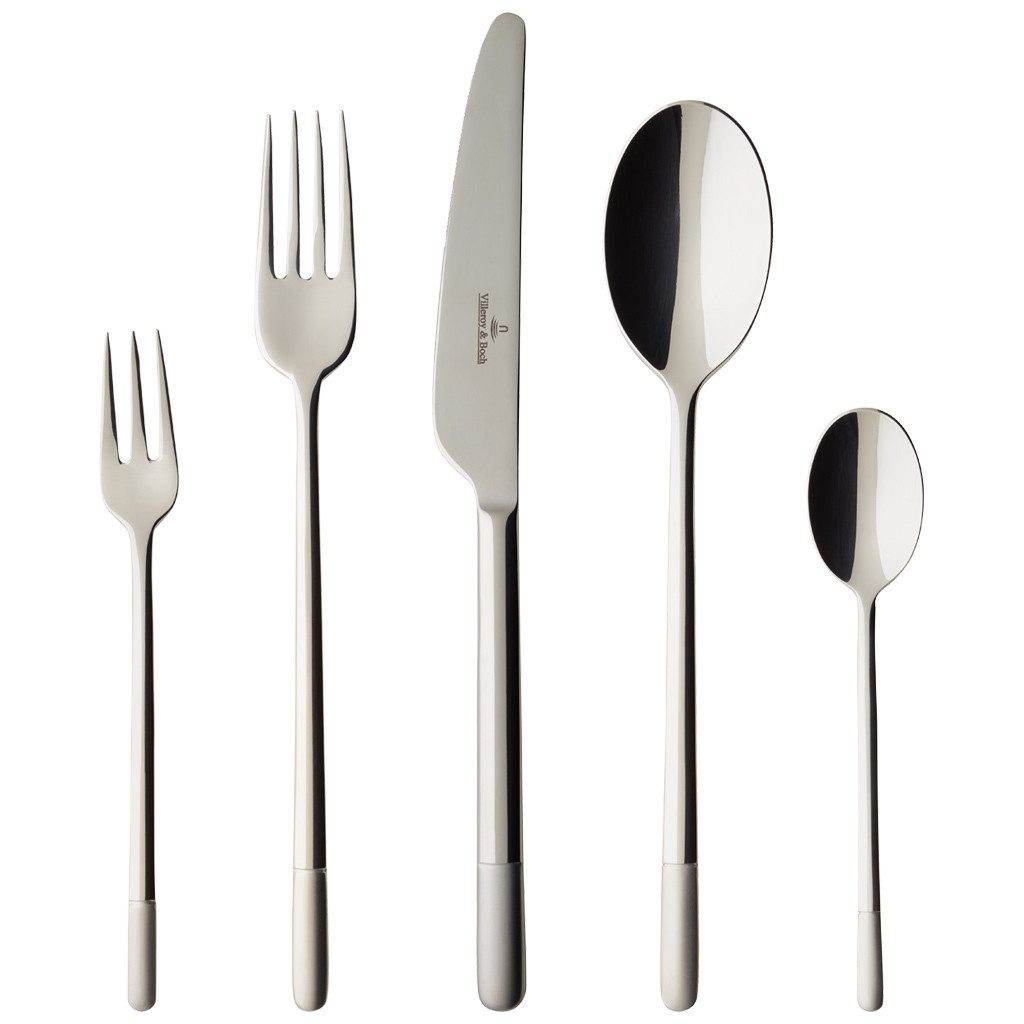 Villeroy & Boch Besteck-Set Ella Tafelbesteck 30er Set (30-tlg), Edelstahl, Spülmaschinenfest