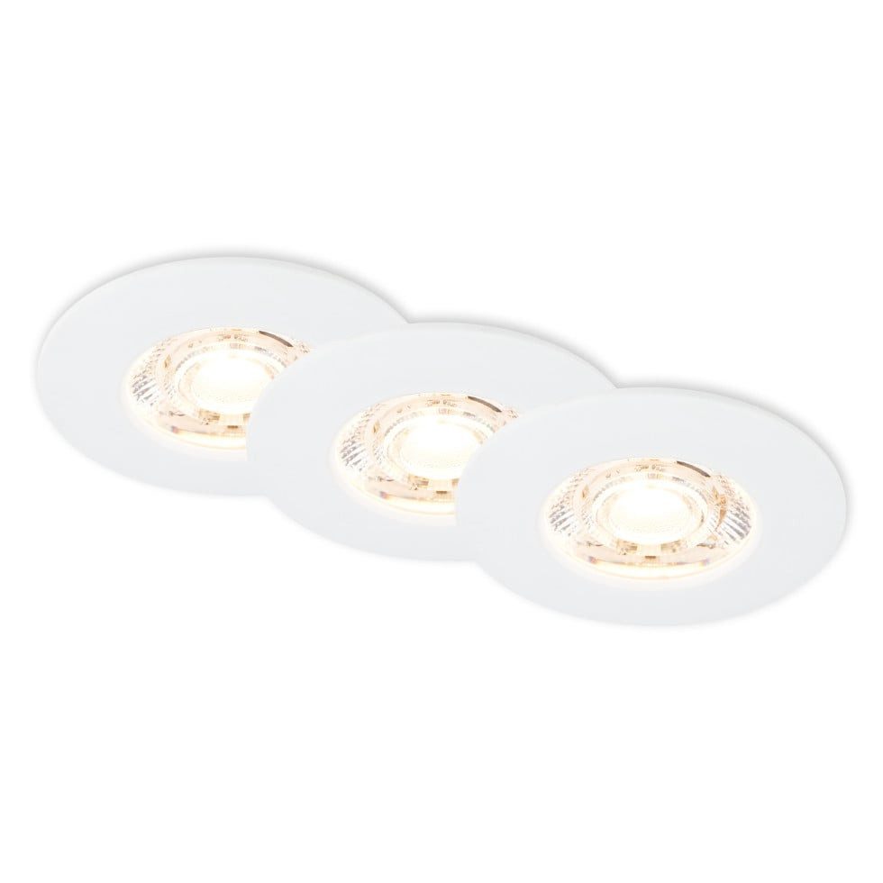 Briloner Leuchten Einbauleuchte Briloner LED-Einbauleuchten Kulana Mini 3er Set, Inkl. Leuchtmittel, Nicht dimmbar ohne Bewegungsmelder