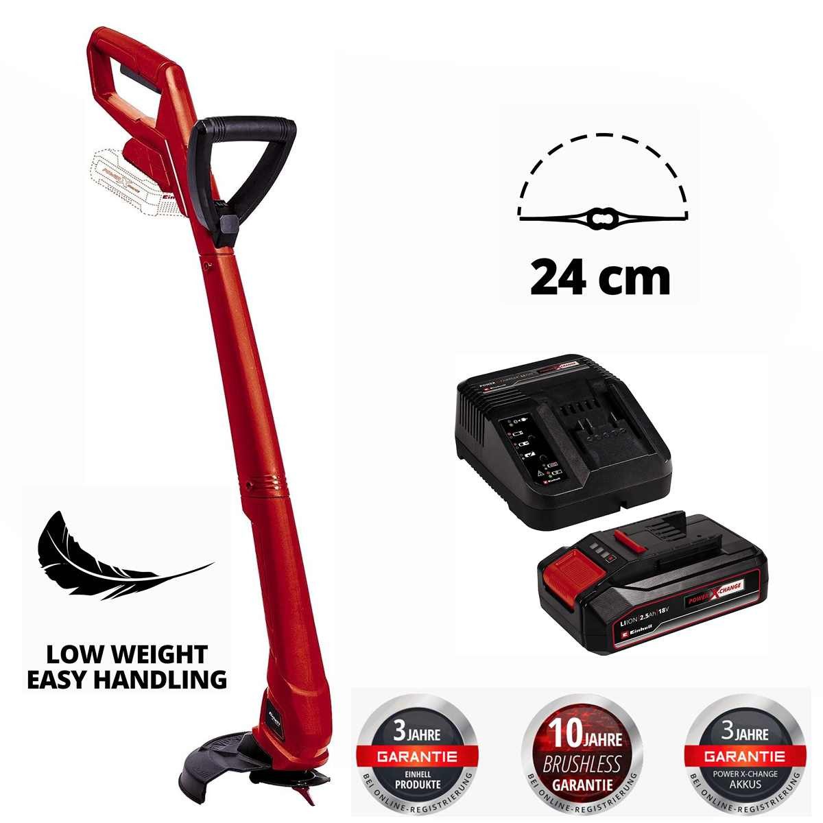 Einhell Akku-Rasentrimmer Rasentrimmer GC-CT 18/24 Li günstig online kaufen