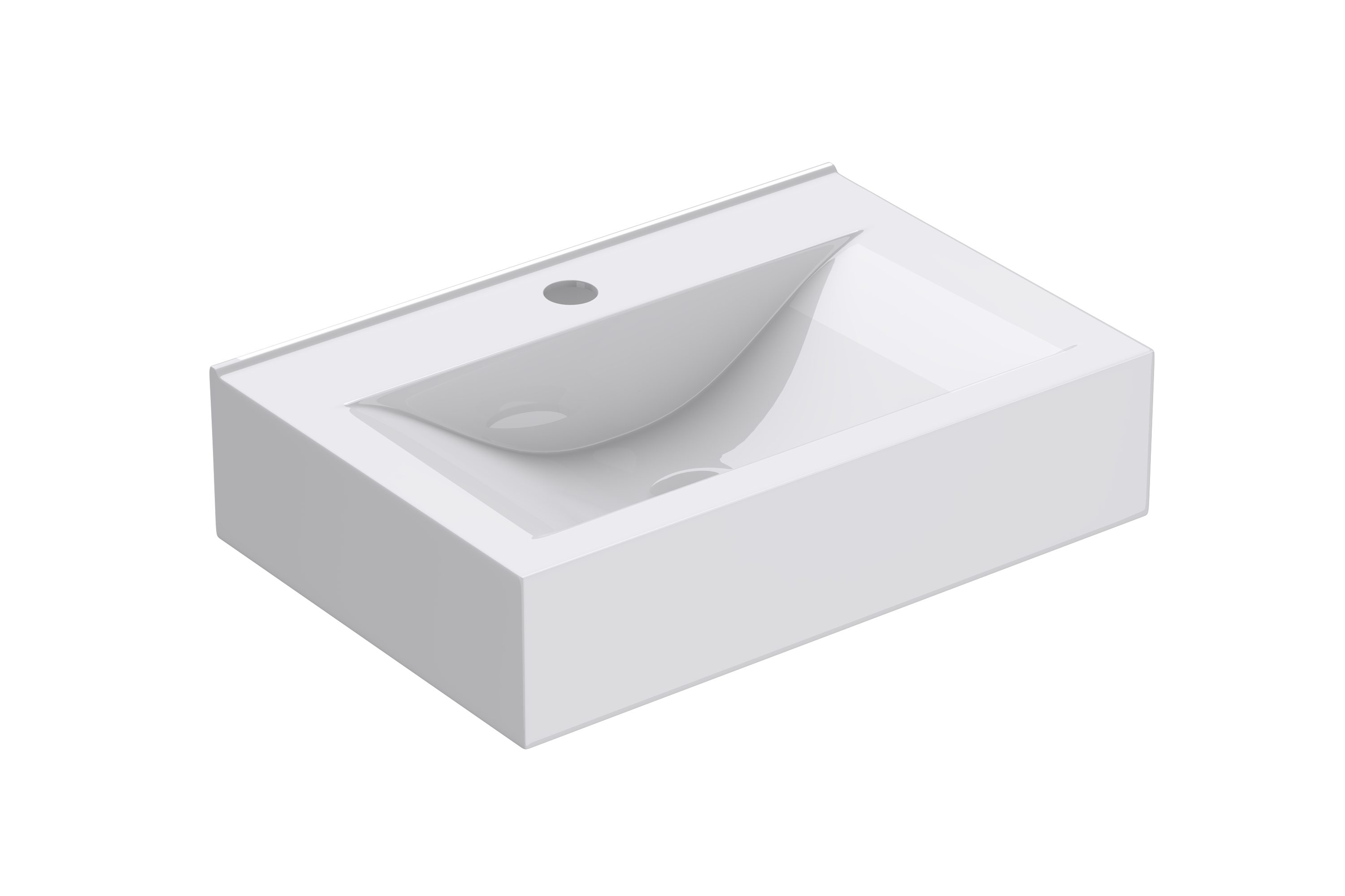 Mai & Mai Aufsatzwaschbecken Aufsatzwaschbecken Brüssel118c, in weiß, aus K günstig online kaufen