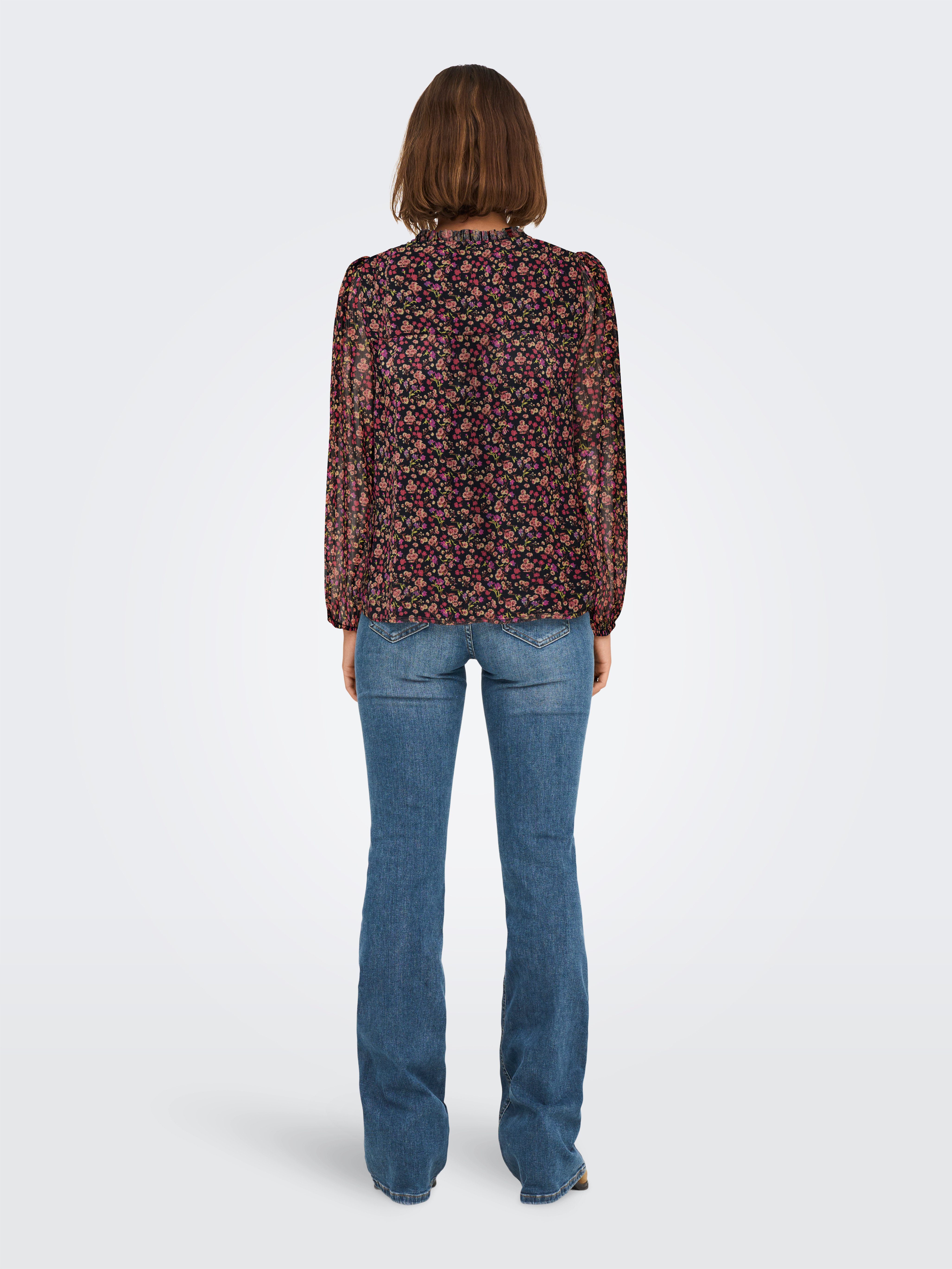 ONLY Chiffonbluse ONLDITSY L/S BLOUSE WVN günstig online kaufen