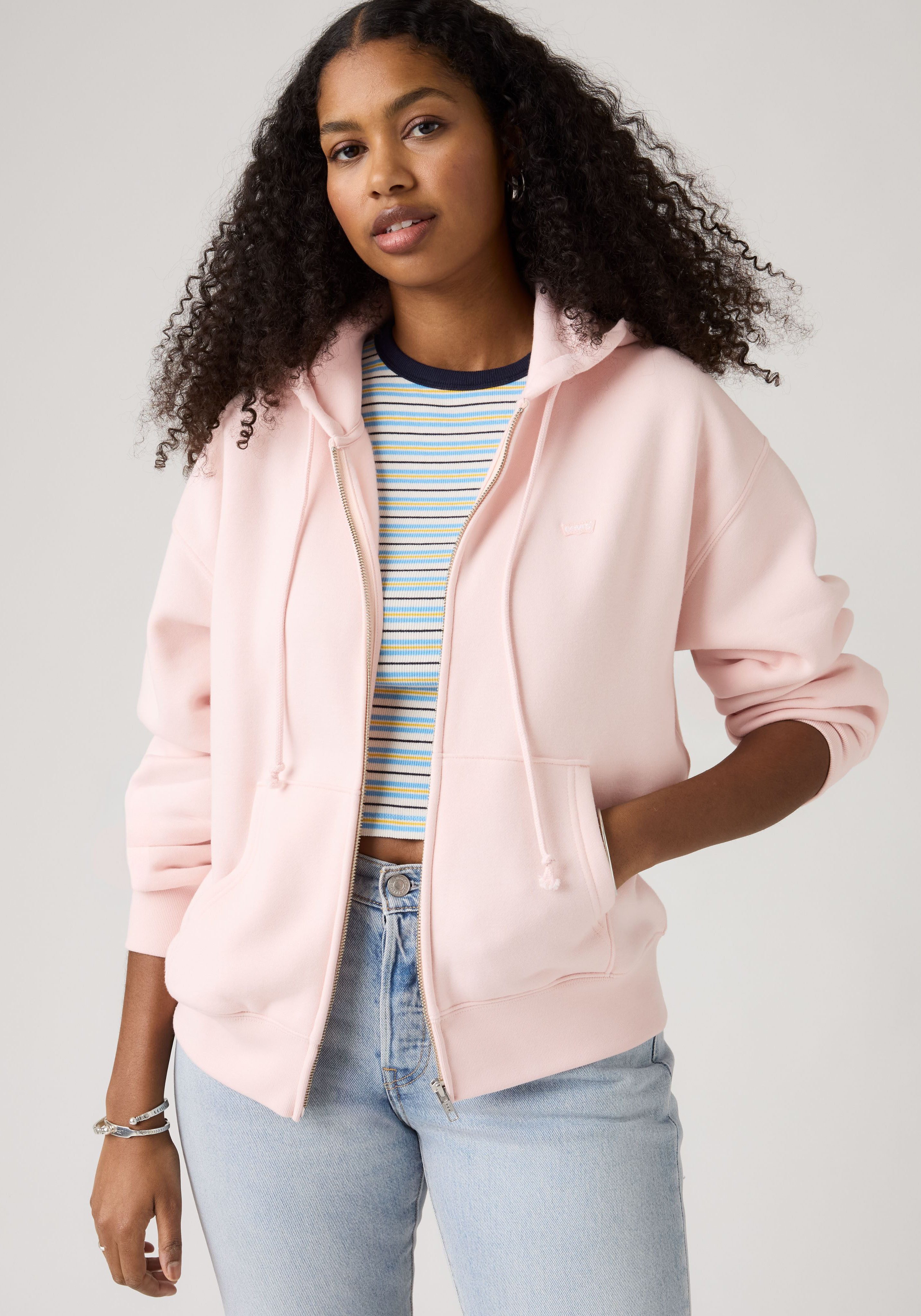 Levi's® Hoodie EVERYDAY FULL ZIP HOODIE SWEATSHIRT mit Logo Stickerei