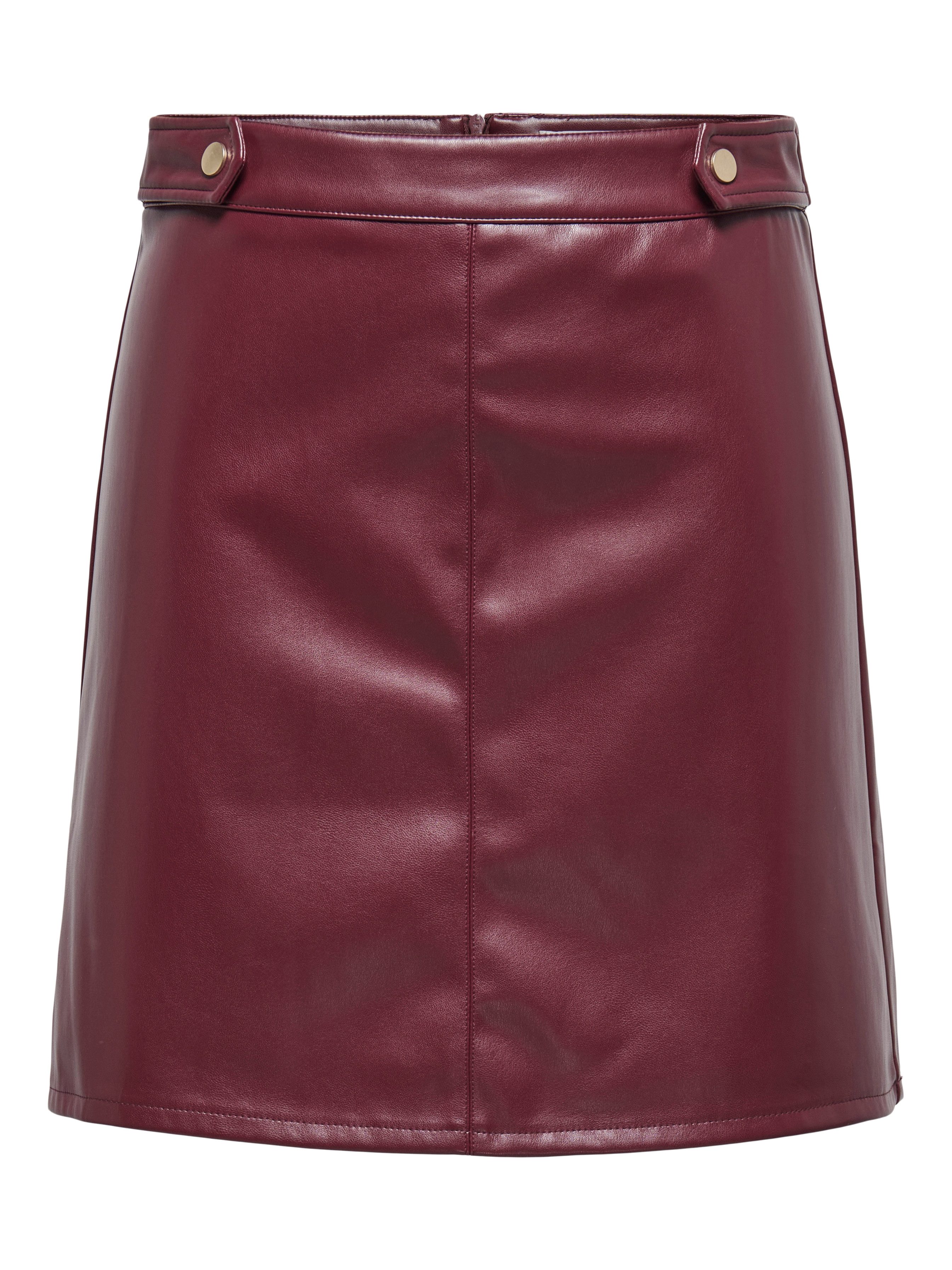 ONLY Lederimitatrock ONLISABEL HW FAUX LEATHER SKIRT PNT günstig online kaufen