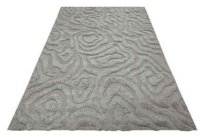 Teppich Soul Jack, In und Outdoor geeignet, Esprit, rechteckig, Höhe: 20 mm, Hoch-Tief-Effekt, florale Struktur, modern, robust