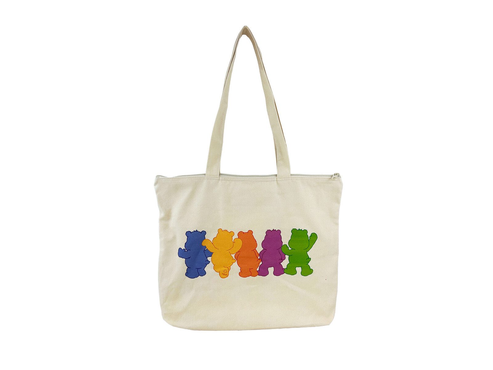 Glücksbärchis Shopper Tasche schlicht mit langen Henkeln Alltagstasche