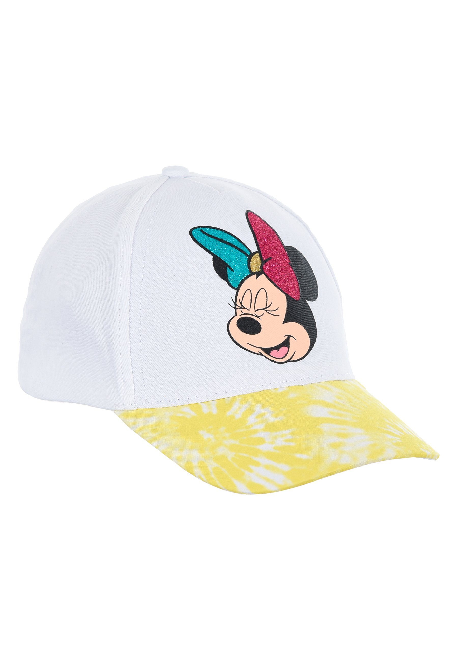 Disney Minnie Mouse Baseball Cap Minnie Kappe Mütze Weiß