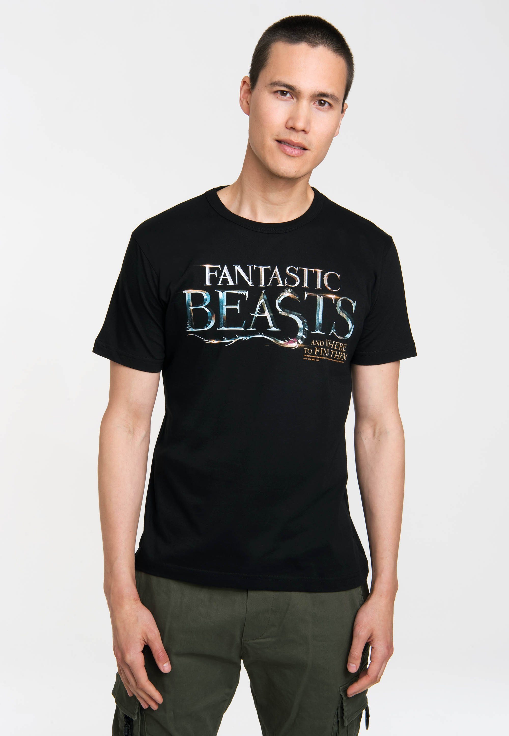 LOGOSHIRT T-Shirt Fantastic mit tollem Frontdruck Beasts