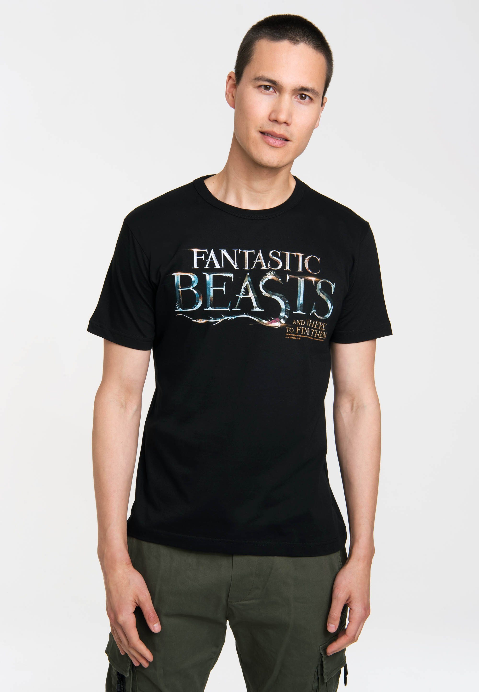 LOGOSHIRT T-Shirt Fantastic Beasts mit tollem Frontdruck