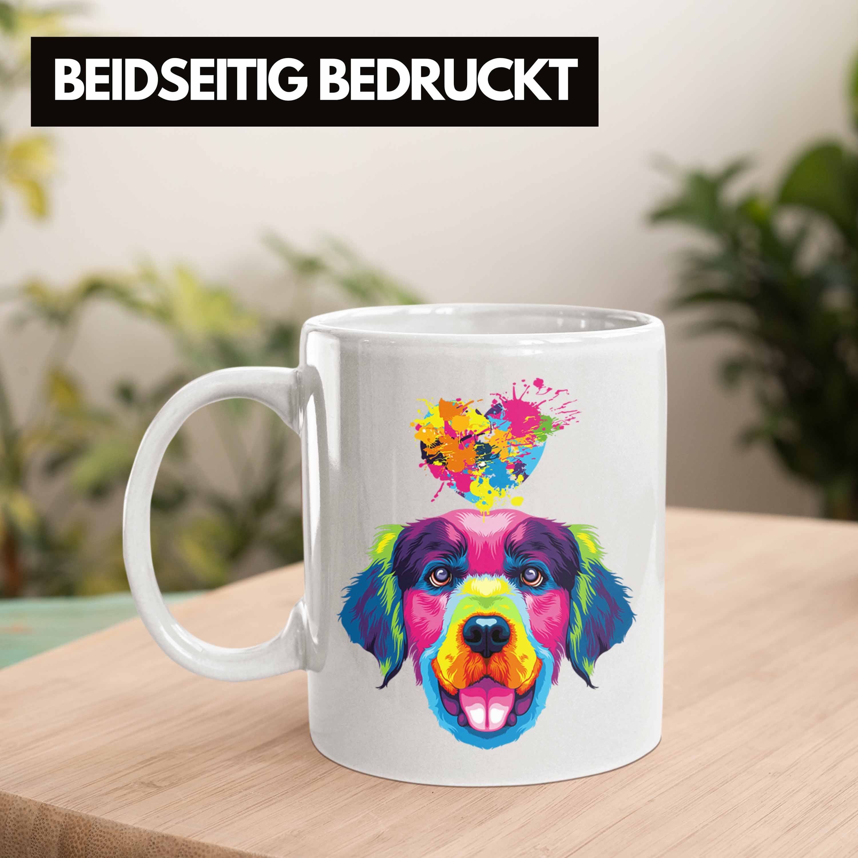 Tasse Besitzer Tasse Farbe Spruch Retriever Golden Trendation Lustiger Ge Weiss Herz Geschenk