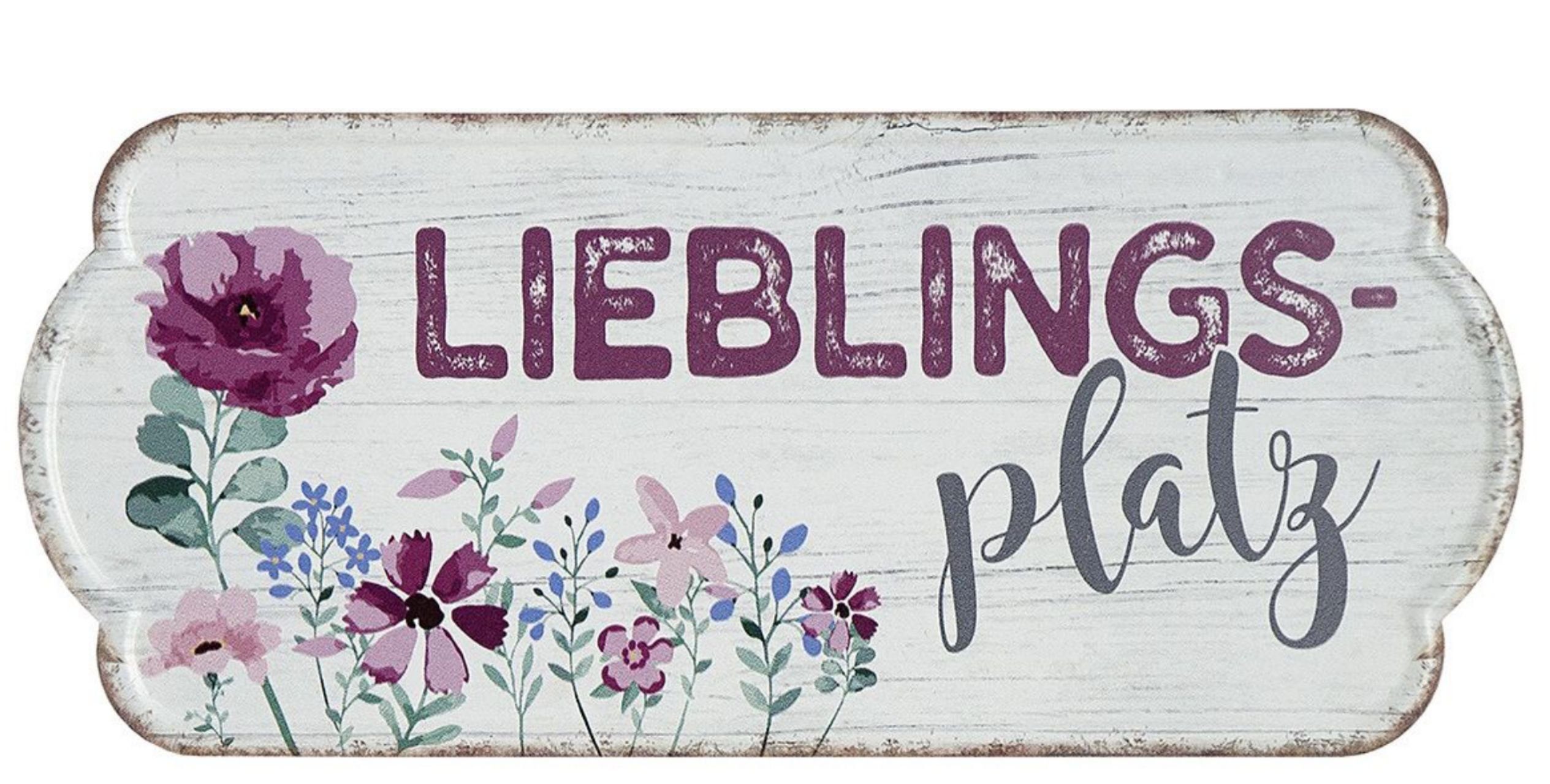 GILDE Wandbild, Garten, Vintage Outdoor Metallschild günstig online kaufen