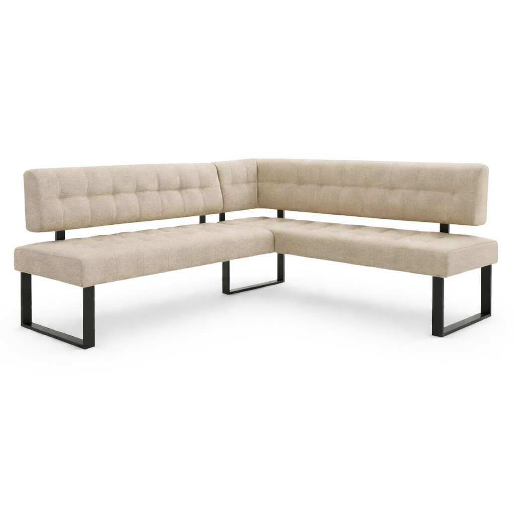 Home affaire Eckbank Mia Küchenbank, Polsterbank, Esszimmerbank, 207x167 cm, Moderne Bank und Farben, Sitzplatzanzahl: 5, Frei in Raum stellbar