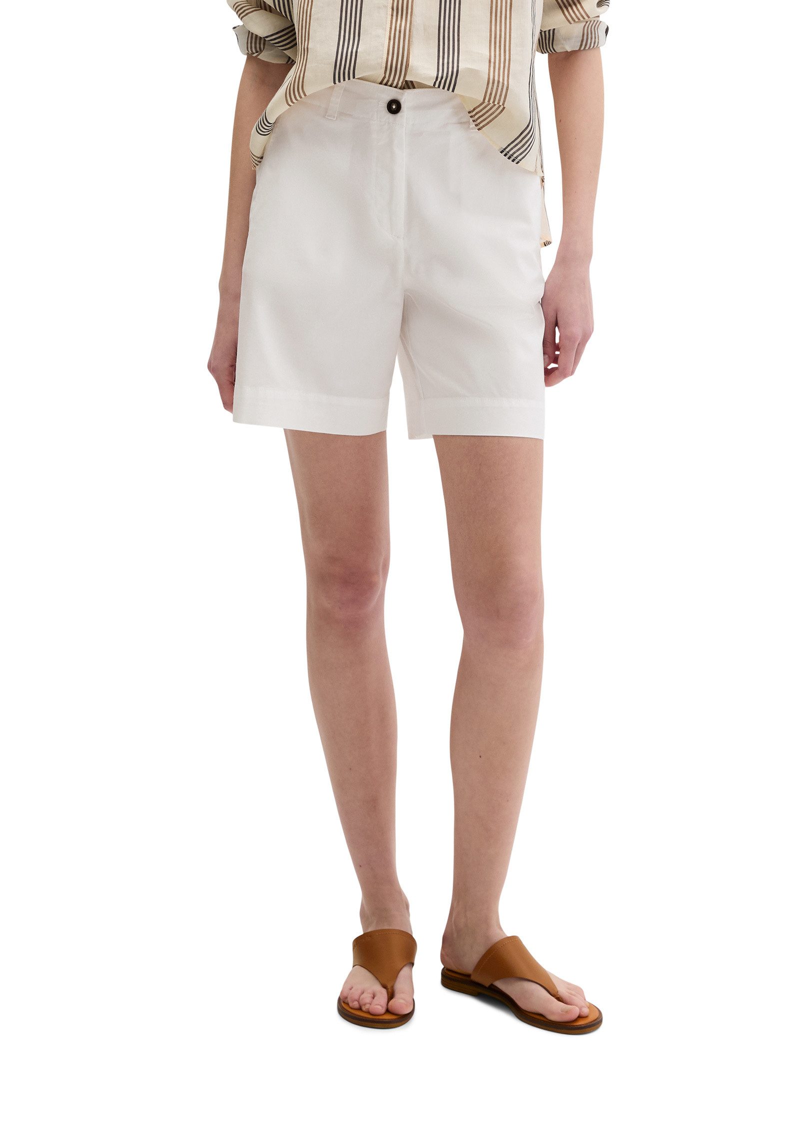 Shorts aus Organic Cotton-Lyocell-Leinen-Mix