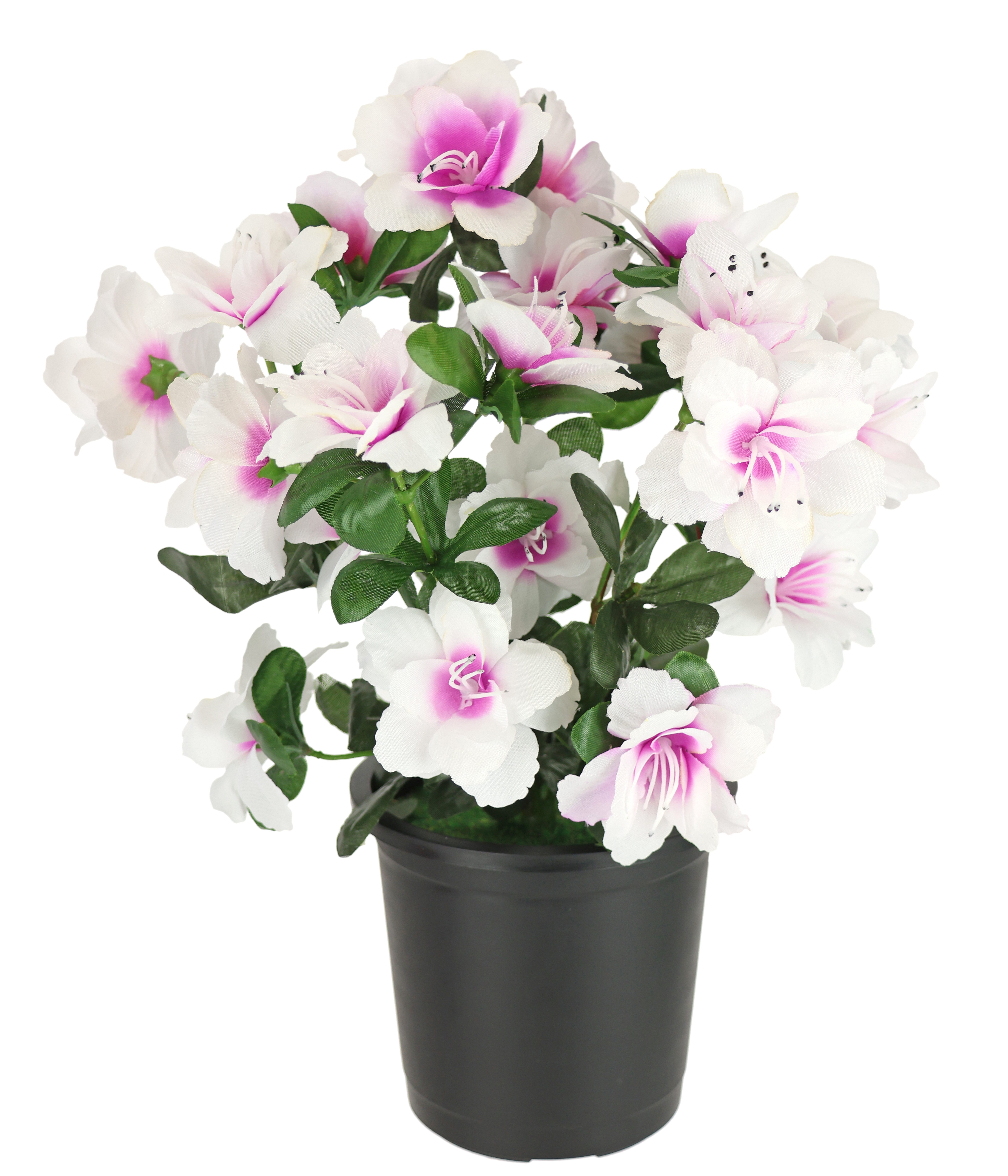 Kunstblume Kunstblume Azaleen im Topf, I.GE.A., Höhe 29 cm, Blume Kunstpflanze Blumendeko Tischdeko Zimmerpflanze