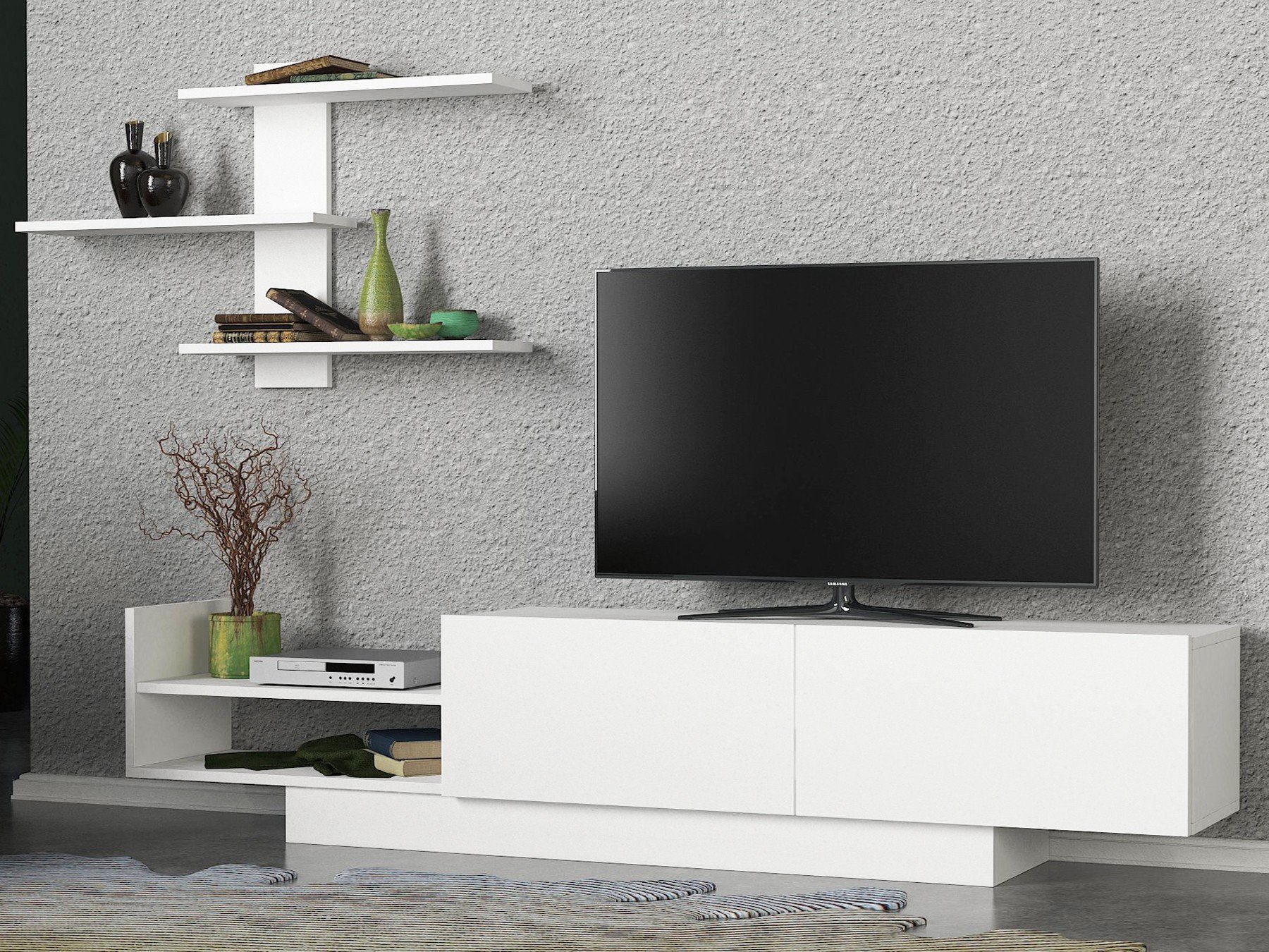 Skye Decor TV-Schrank Schränke, 40x180x31,8 cm, 100% Melaminbeschichtete Partikelplatte