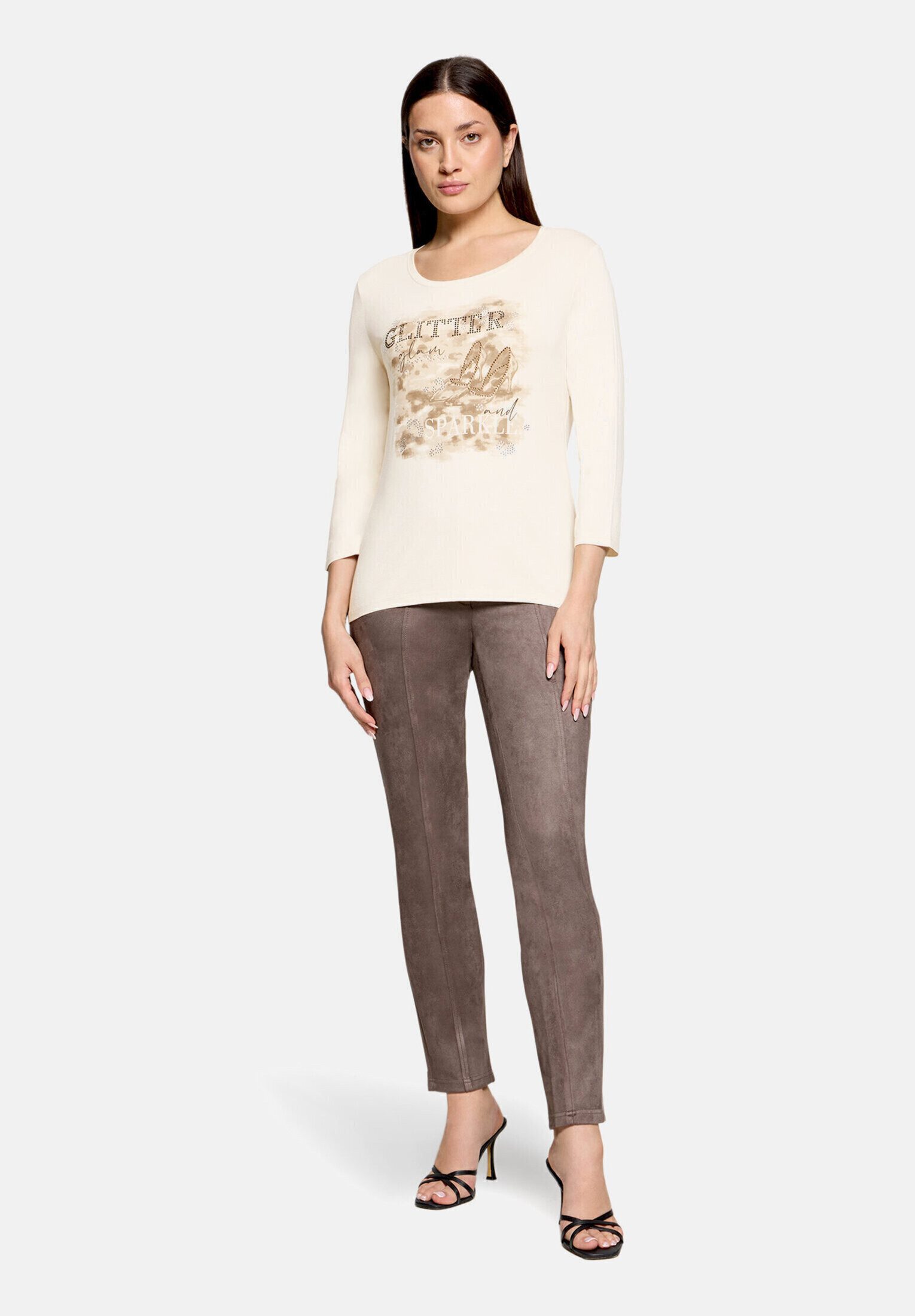 Betty Barclay 3/4-Arm-Shirt Damen mit Placement (1-tlg)