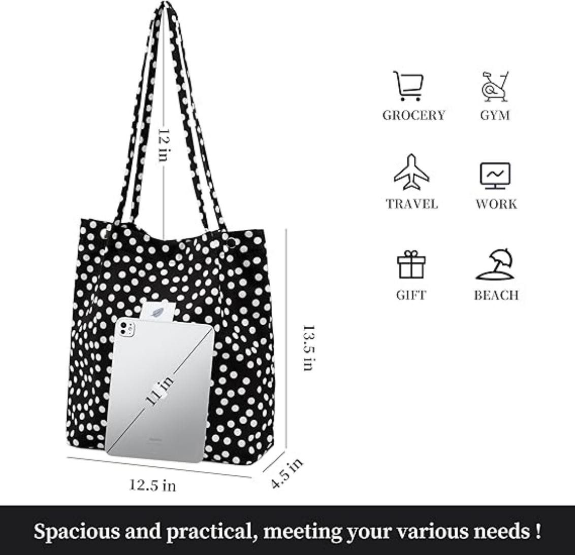 Coonoor Schultertasche Damen Grosse Kapazität Canvas günstig online kaufen