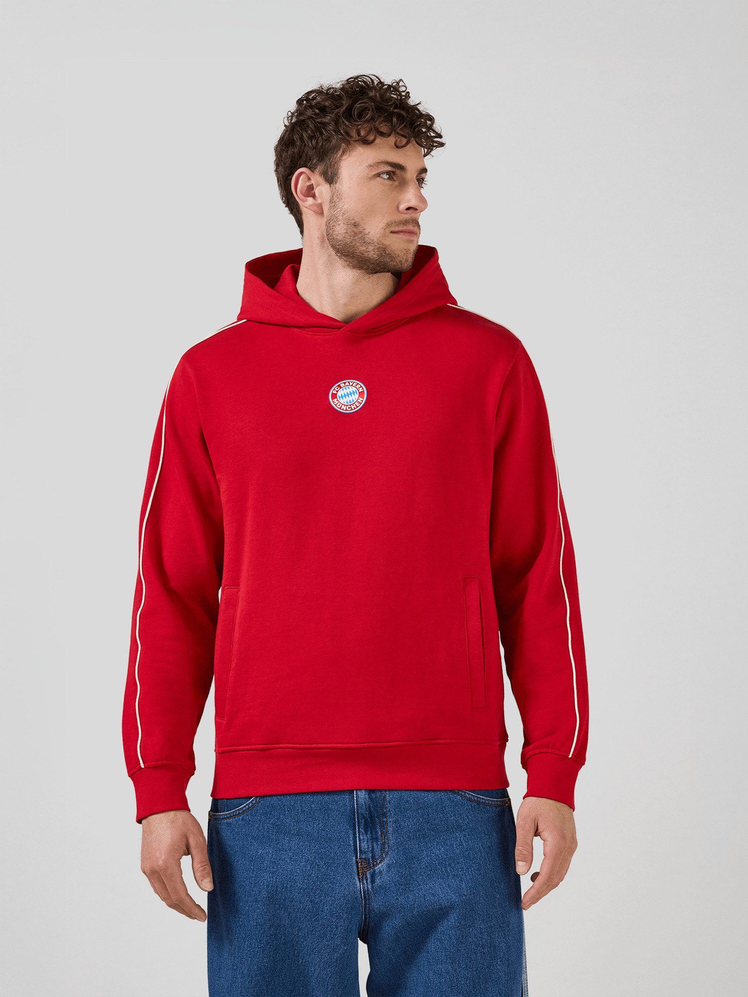 FC Bayern München Kapuzenpullover FC Bayern München, Hoodie Essentials, Herren, Rot