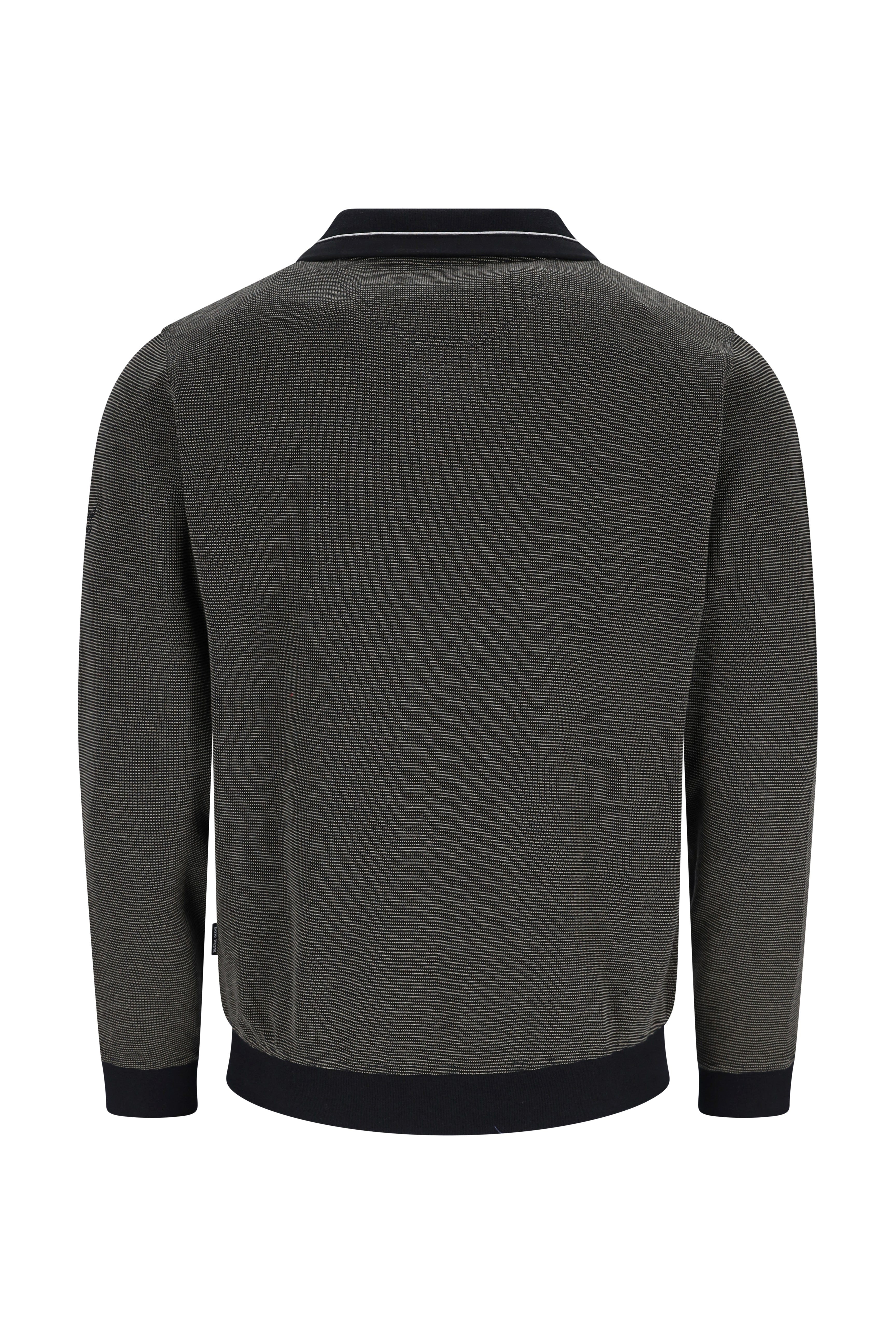 Hajo Sweatjacke Sweatjacke in Zweitonoptik günstig online kaufen