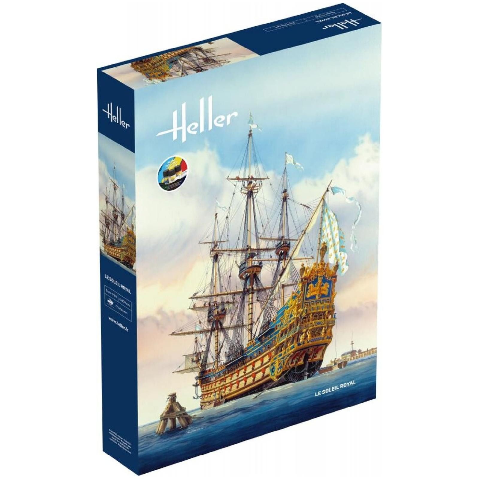 Heller Modellbausatz STARTER KIT Soleil Royal / 1:100, Maßstab 1:100