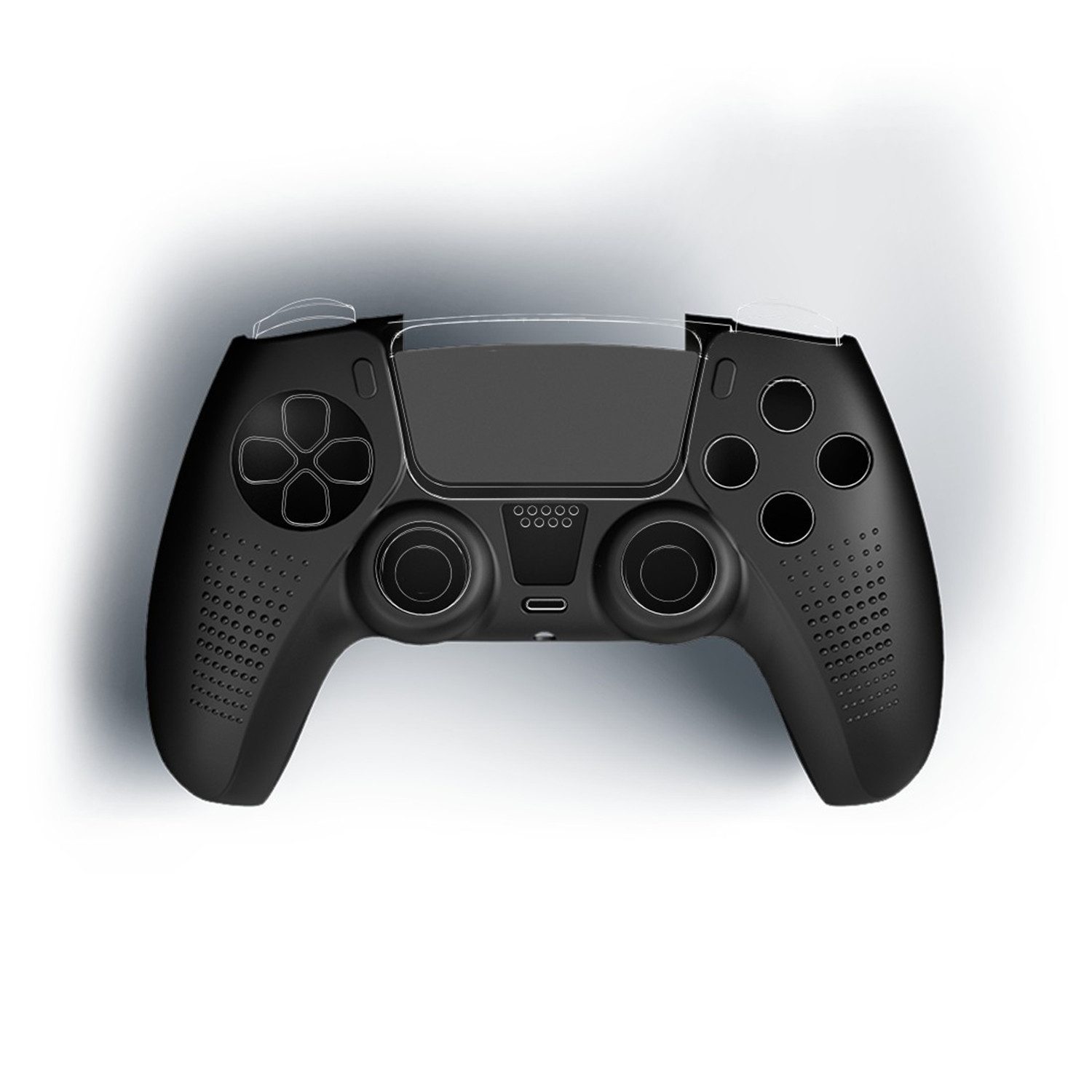 Akku-Schutzhülle für PS5 Controller, Schwarz