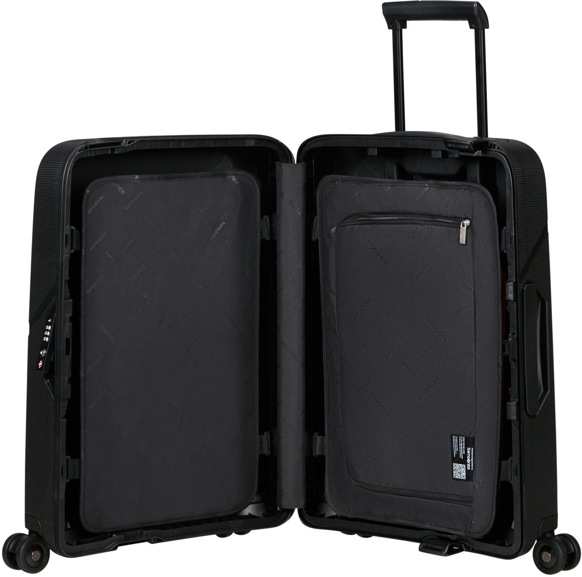 Samsonite Hartschalen-Trolley MAGNUM, verschiedene Größen und Farben, 4 Rollen, mit arretierbarem und versenkbarem Druckknopf-Trolleysystem