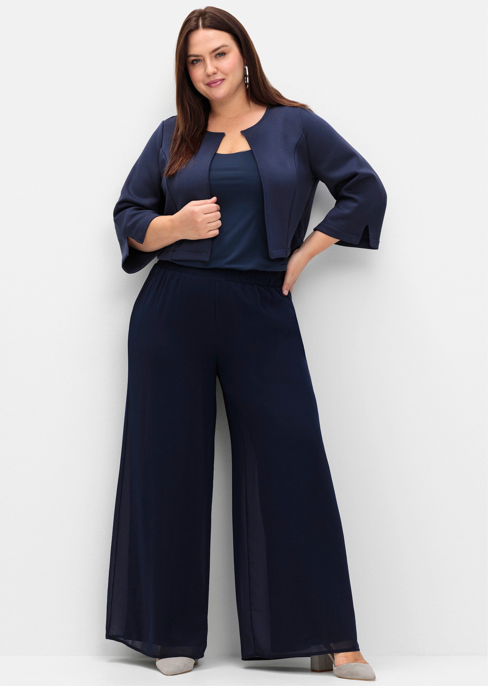 Sheego Blusenblazer Bolerojacke . günstig online kaufen