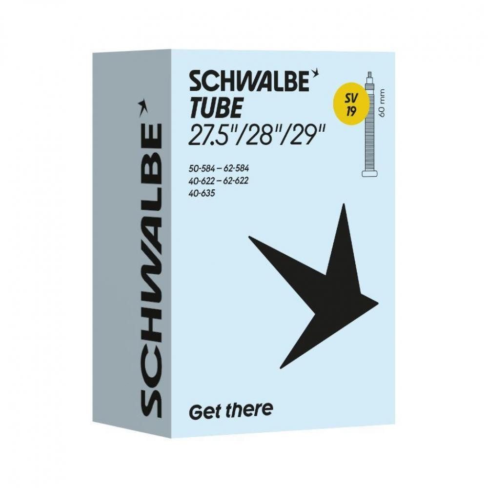 Schwalbe Fahrradschlauch Schwalbe SCHLAUCH SV19 40/62-584/635 60mm Größe 40 - zuverlässiger Fah