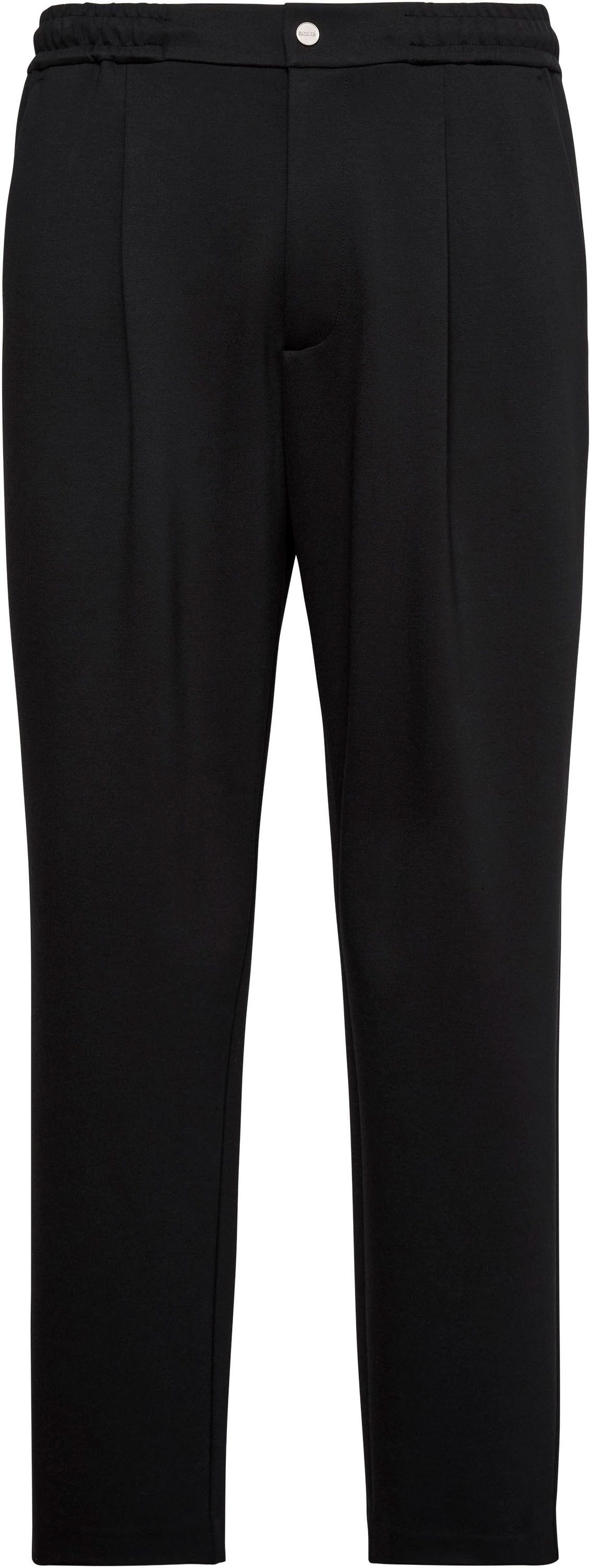 Calvin Klein Bundfaltenhose TAPERED TECH KNIT PLEATED PANT Regular fit mit elastischem Bund