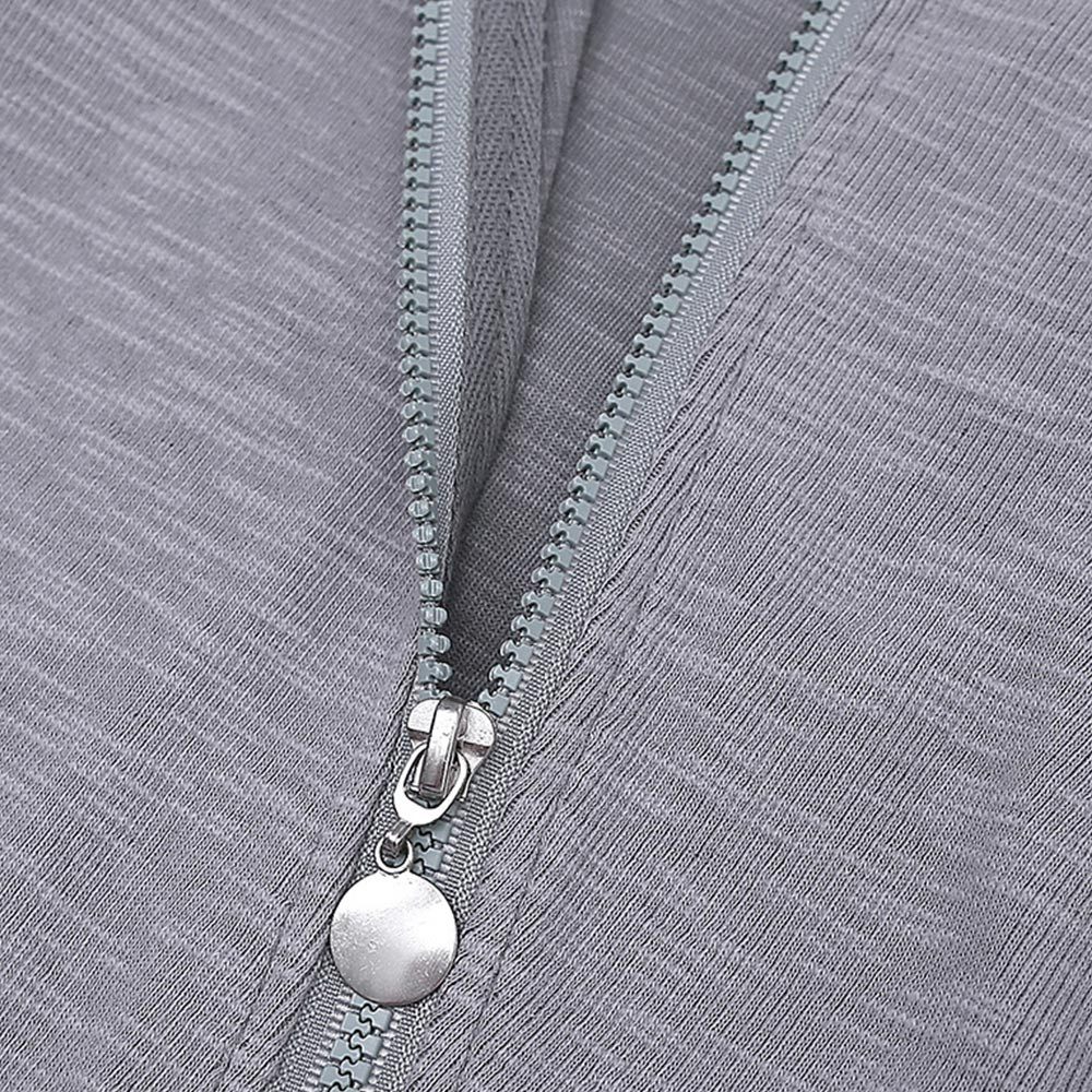 Gluckids Strampler Unisex Baby Langarm Bodysuit mit Kapuze Warmer Overall Babykleidung (mit Reißverschluss, 1-tlg) Kapuzenpullover mit Süßen Ohren Kleinkind Frühling Herbst Bodysuit