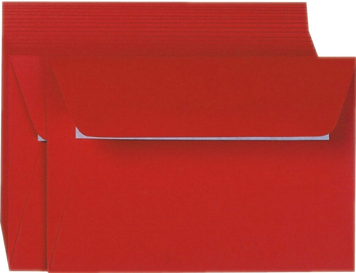 CLAIREFONTAINE Briefumschlag Briefumschlag C6 120g/qm kirschrot VE=20 Stück