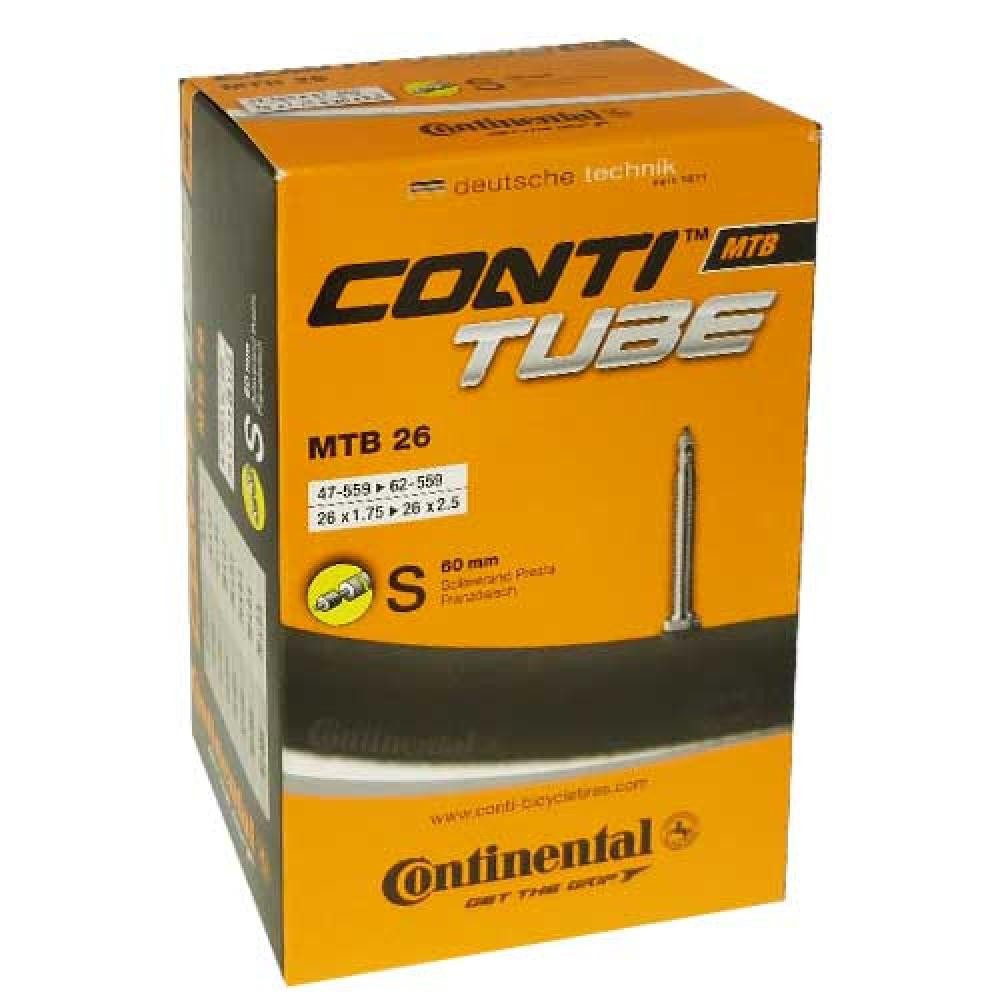 Fahrradschlauch Continental Schlauch Conti MTB 26 26x1.75/2.50" 47/62-559 SV 60mm