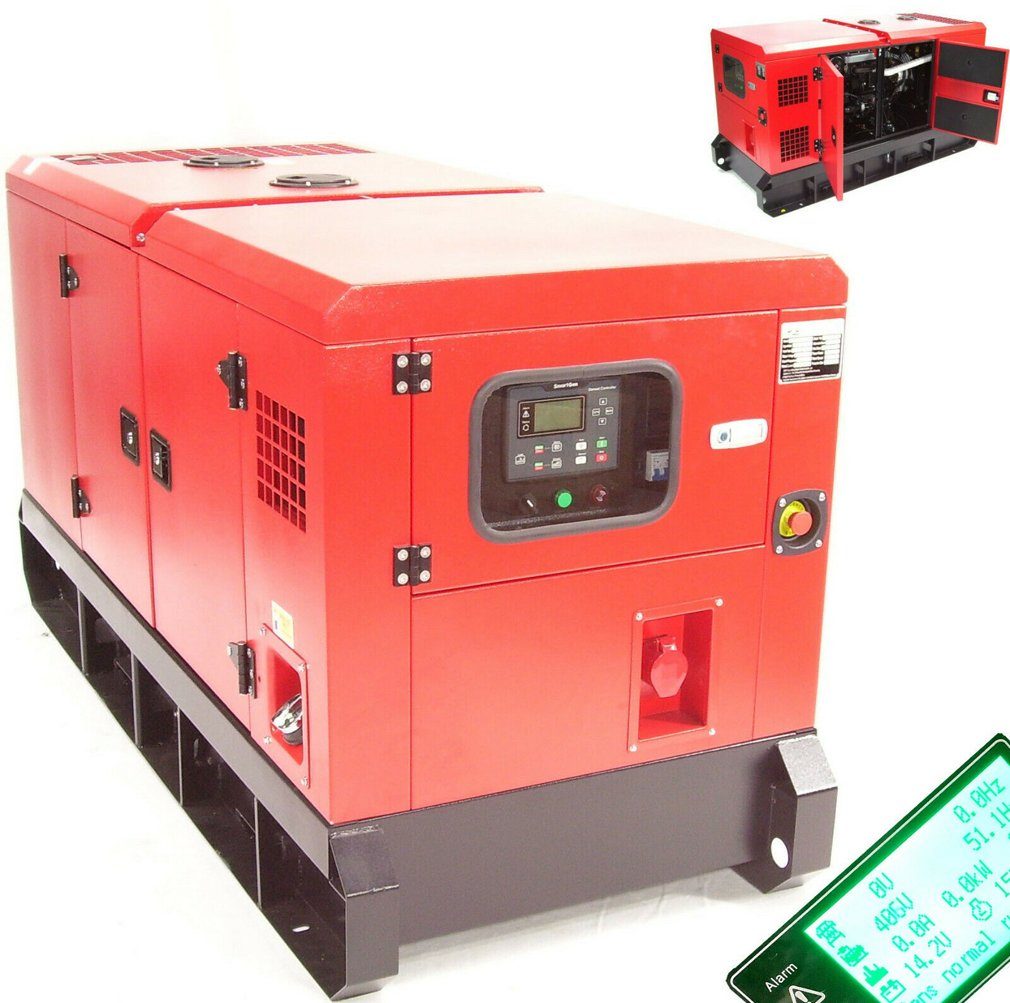 Apex Stromerzeuger Diesel Generator Stromerzeuger 19.8kVA 400V Notstromaggregat 66260 | Stromerzeuger