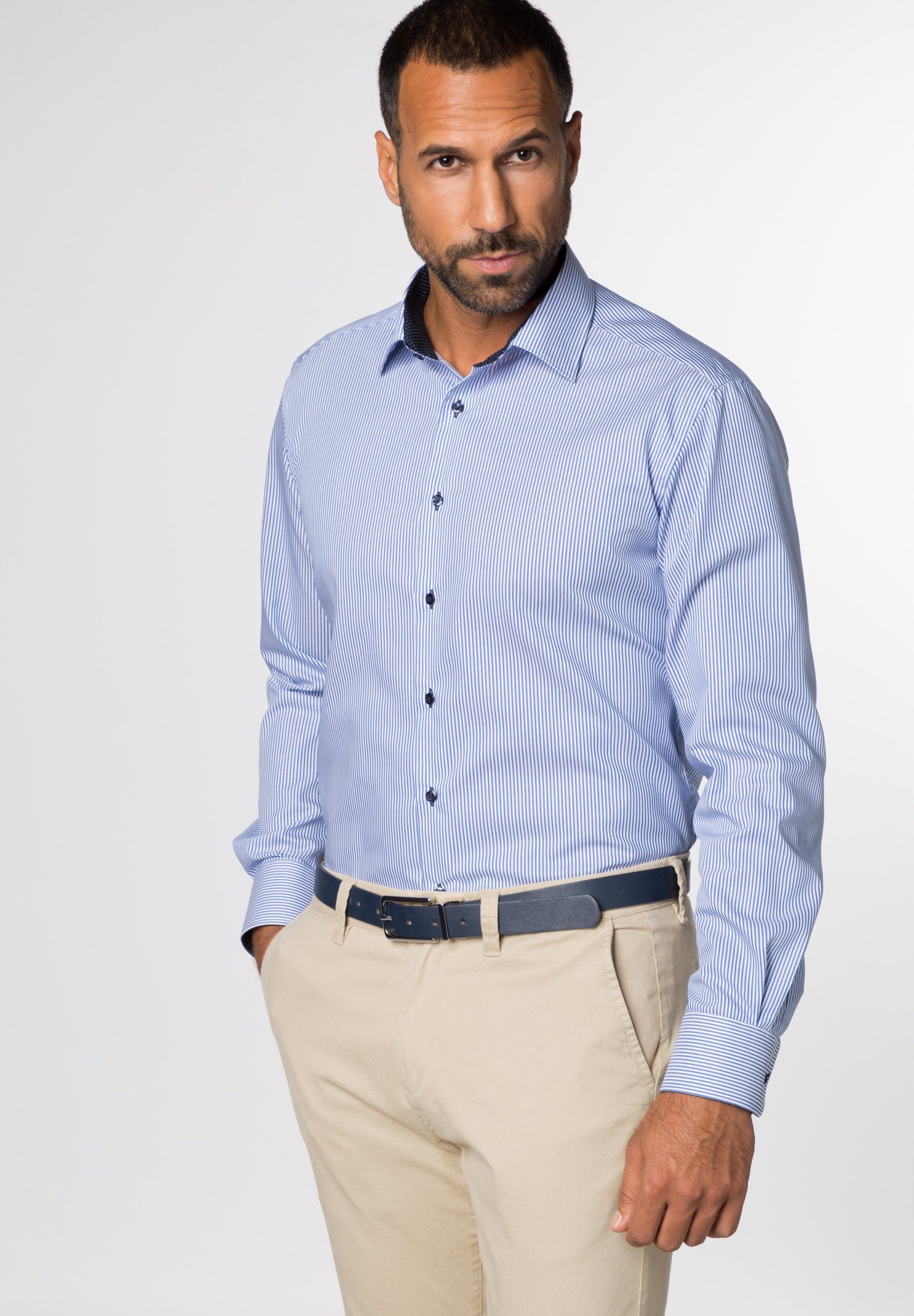 Eterna Langarmhemd MODERN FIT NON IRON günstig online kaufen