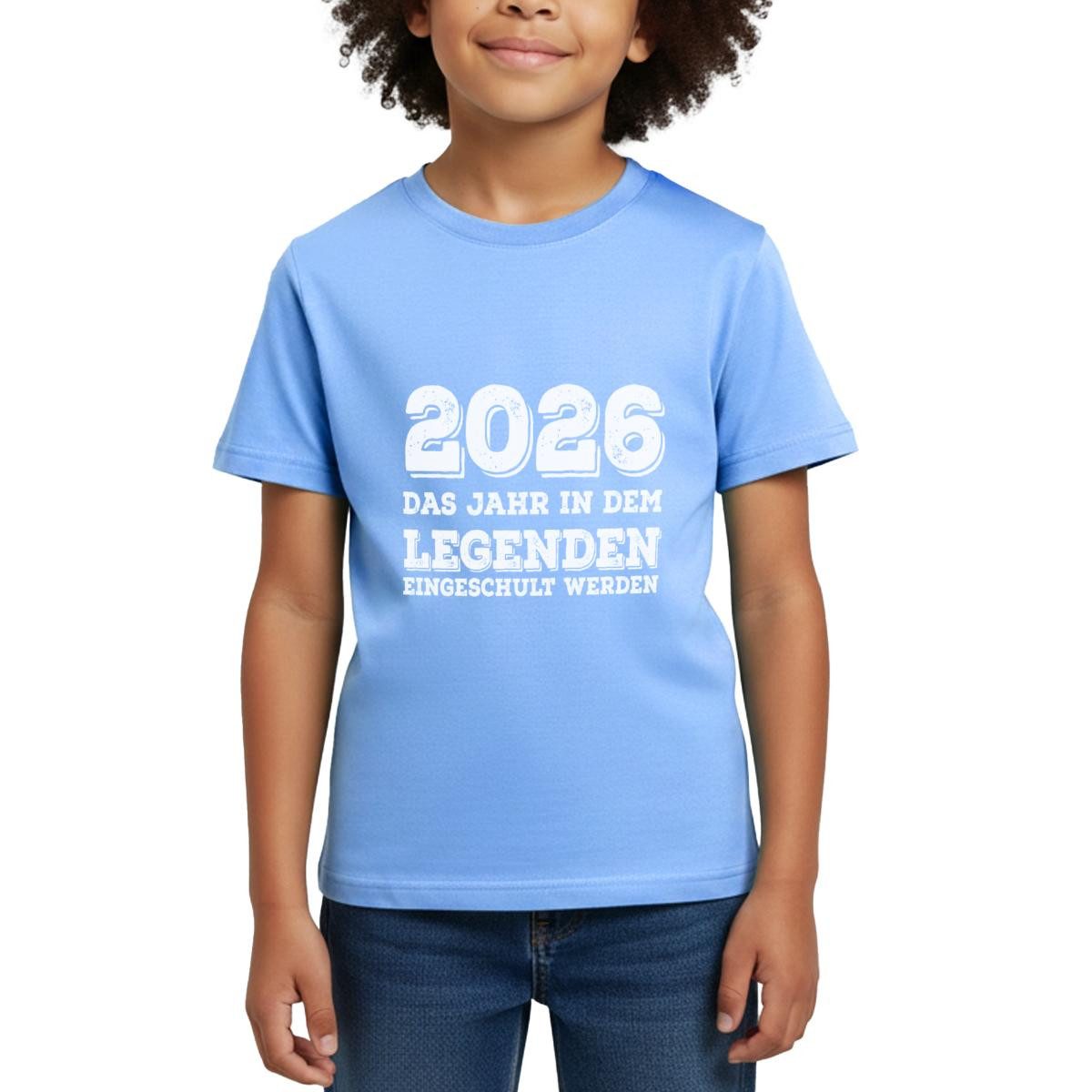 Spreadshirt T-Shirt Das Jahr In dem Legenden Eingeschult Werden Kinder T-Shirt (1-tlg)