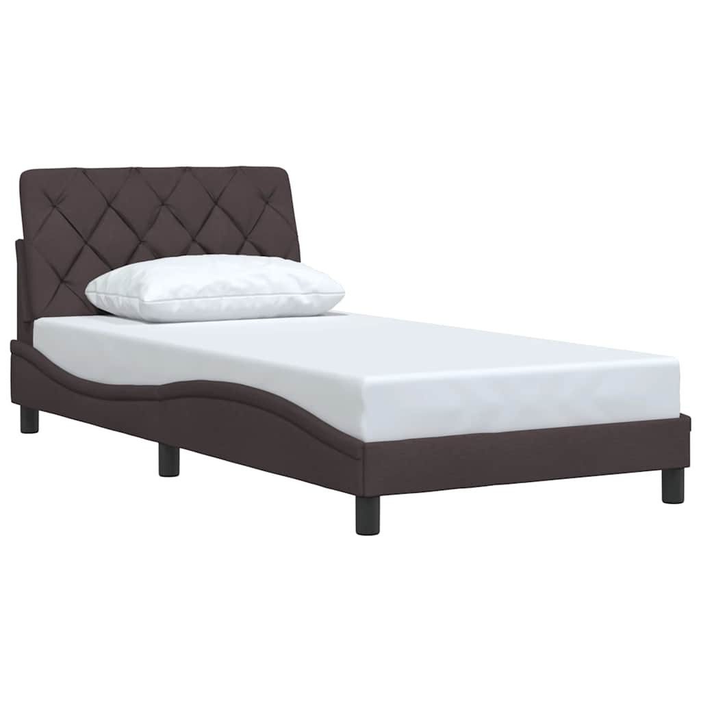 vidaXL Bett Bettgestell ohne Matratze Dunkelbraun günstig online kaufen