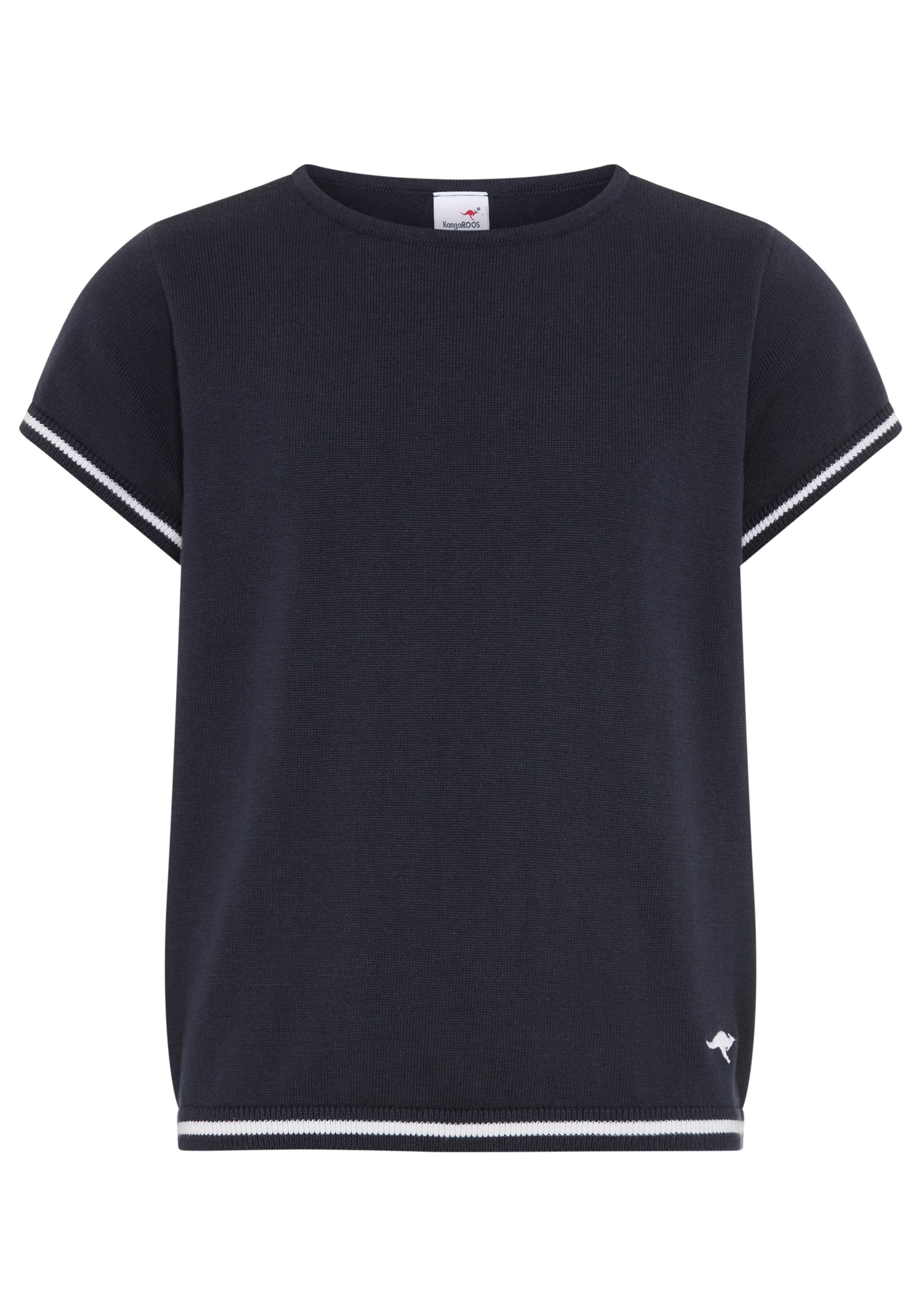 Kurzarmpullover Kangaroos Strick T-Shirt für Mädchen
