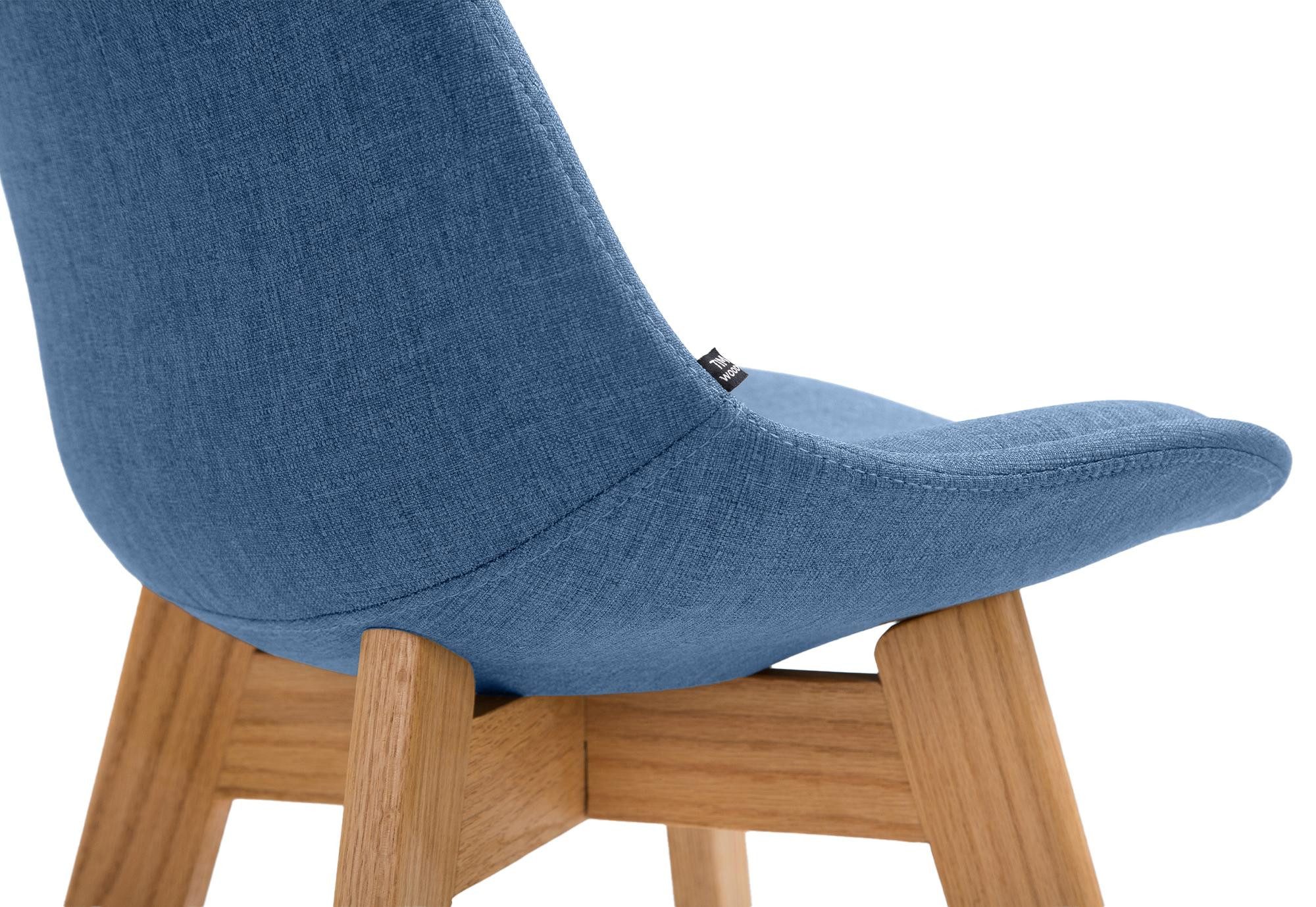 CLP Barhocker Cannes (2er Set, 2 St., 2er), Stoff-Bezug, Rückenlehnen, Fußstütze