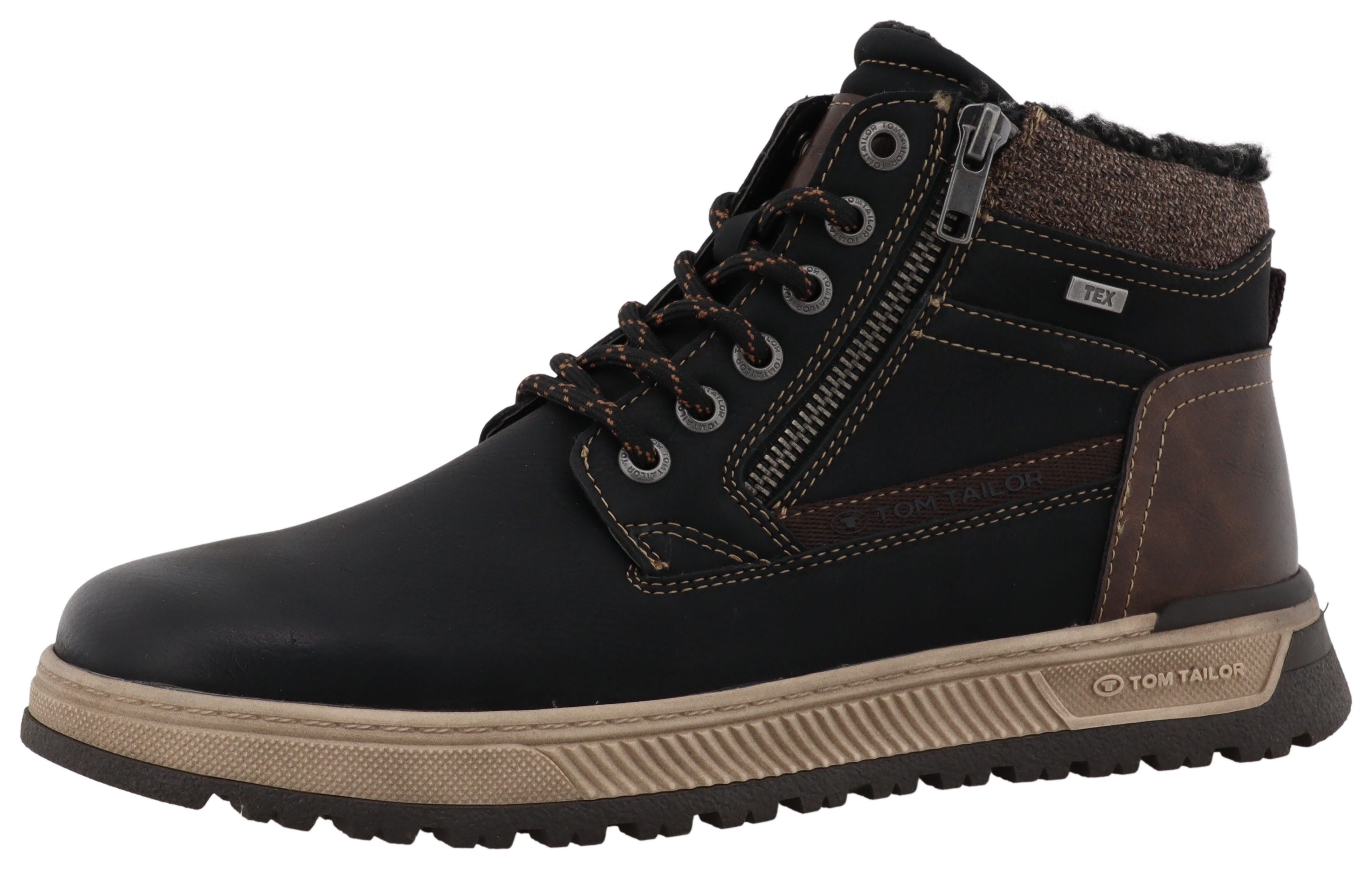 TOM TAILOR Winterboots Schnürboots, Winterboots mit Reißverschluss günstig online kaufen