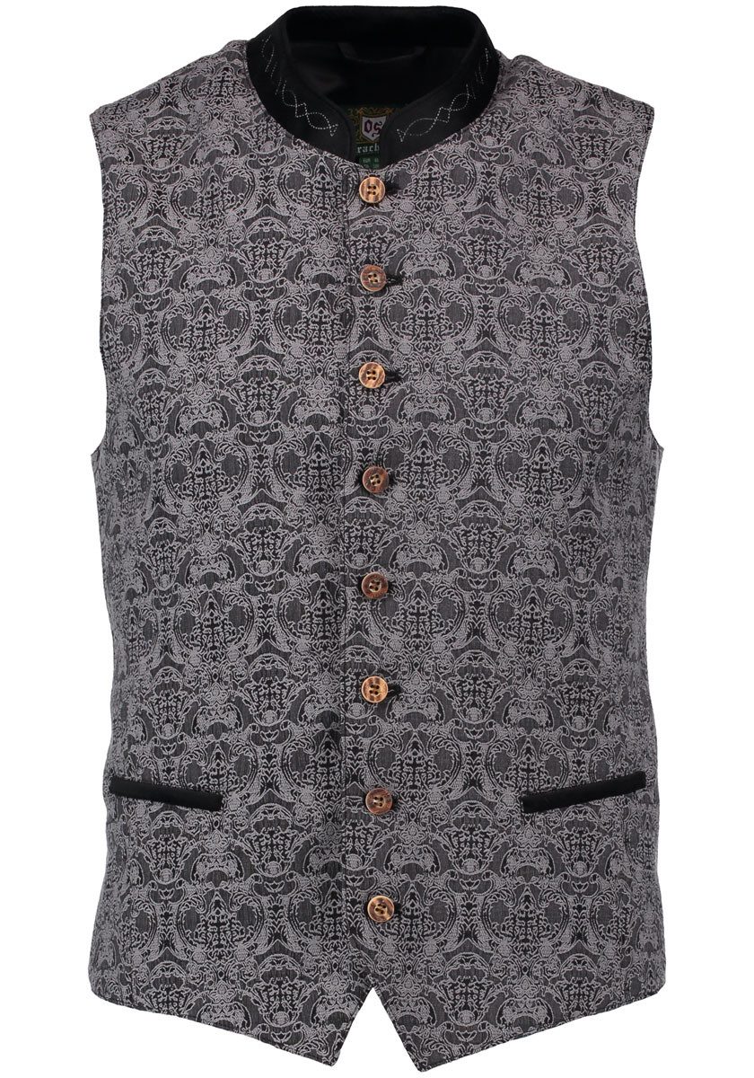 OS Trachten Trachtenweste Skisvy Gilet Weste mit hochgeschlossenem Stehkrag günstig online kaufen