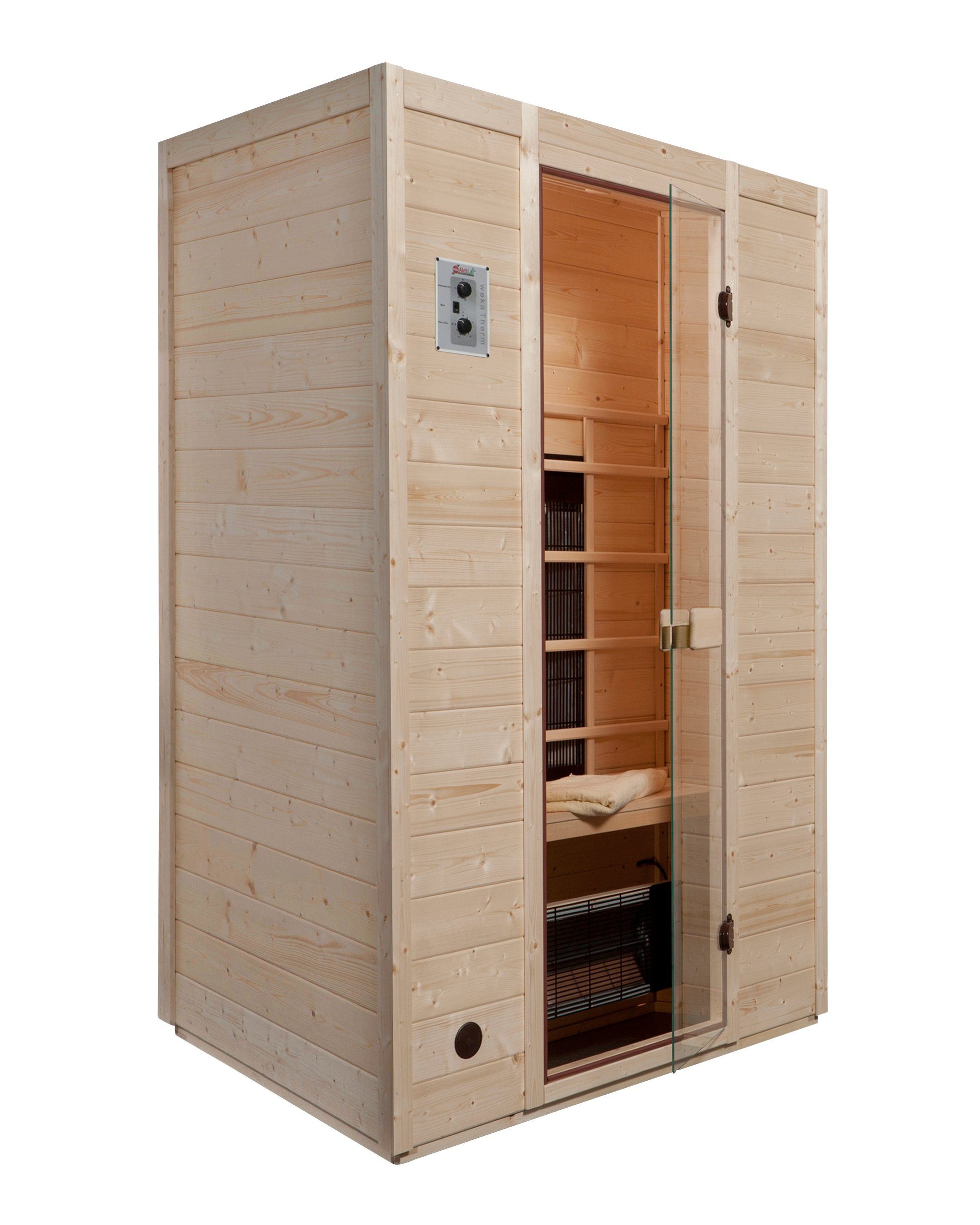 weka Infrarotkabine Provoo 2, BxTxH: 131 x 100 x 190 cm, 19 mm, 19 mm, für bis zu 2 Personen