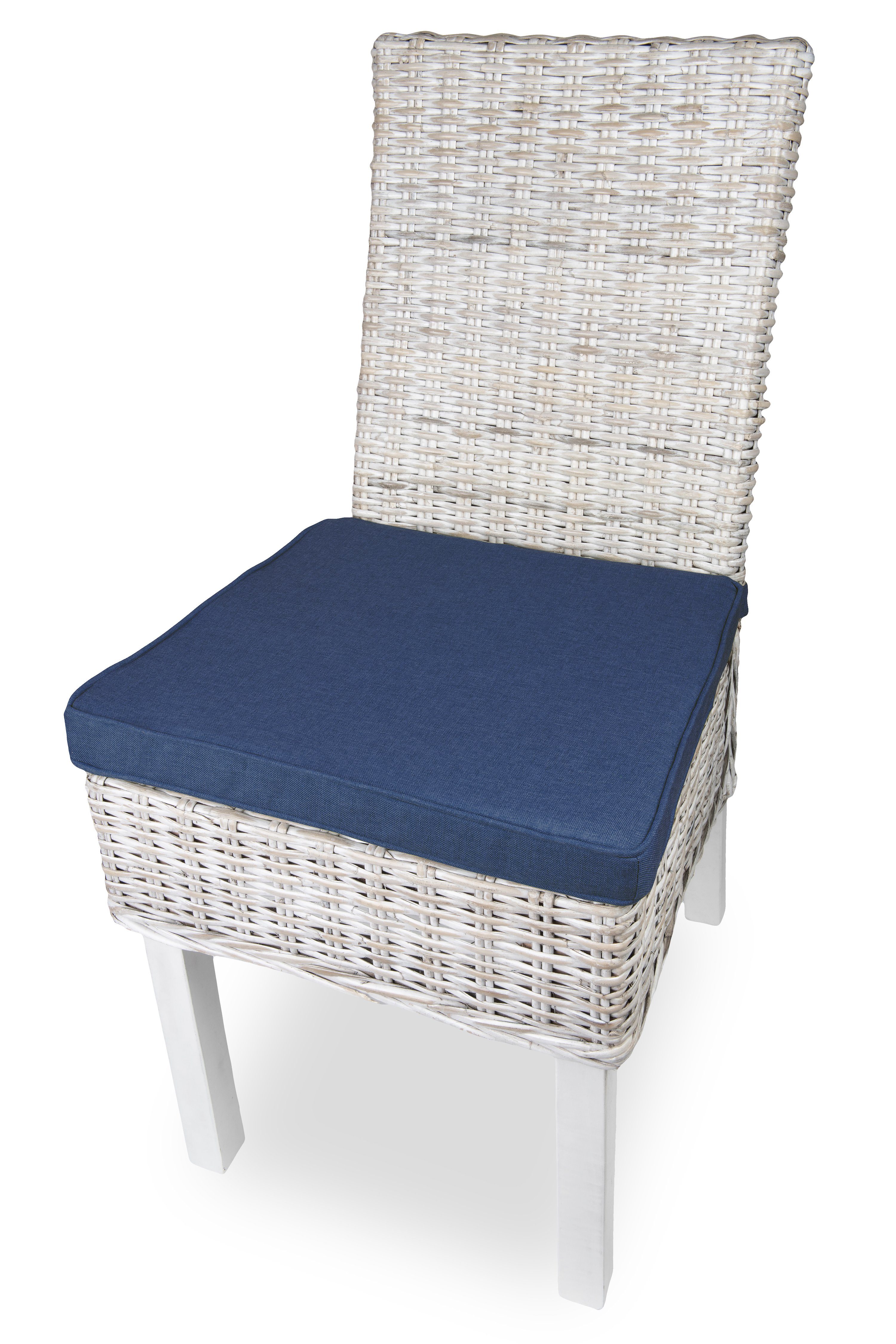 sunnypillow Stuhlkissen 4er Set Stuhlkissen 40 x 45 x 5cm