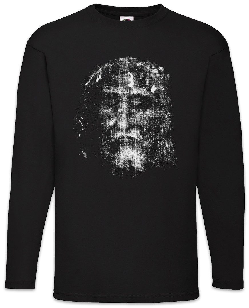 Langarmshirt Shroud Of Turin Langarm T-Shirt Tuch Holy Jesus Christus Christ Maria