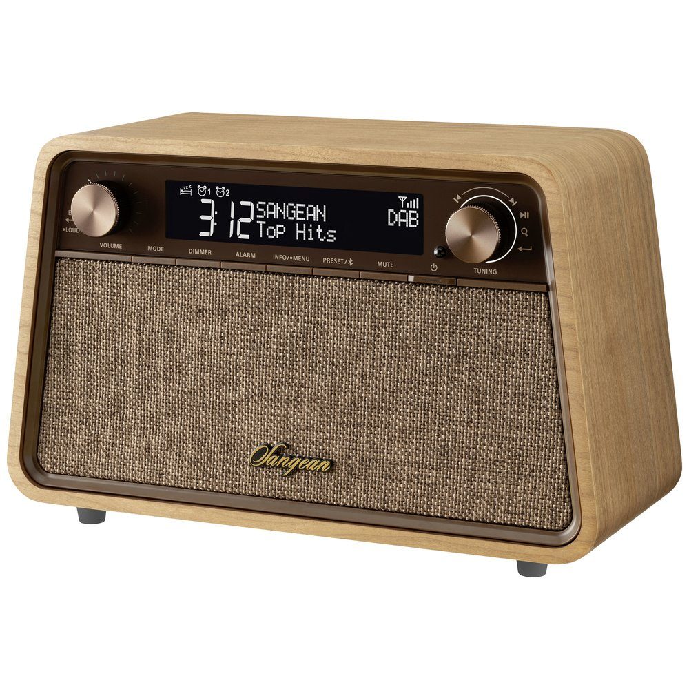 DAB+, WR-201 Wooden Tischradio Premium Cabinet Sangean Radio FM DAB+, Sangean Blueto