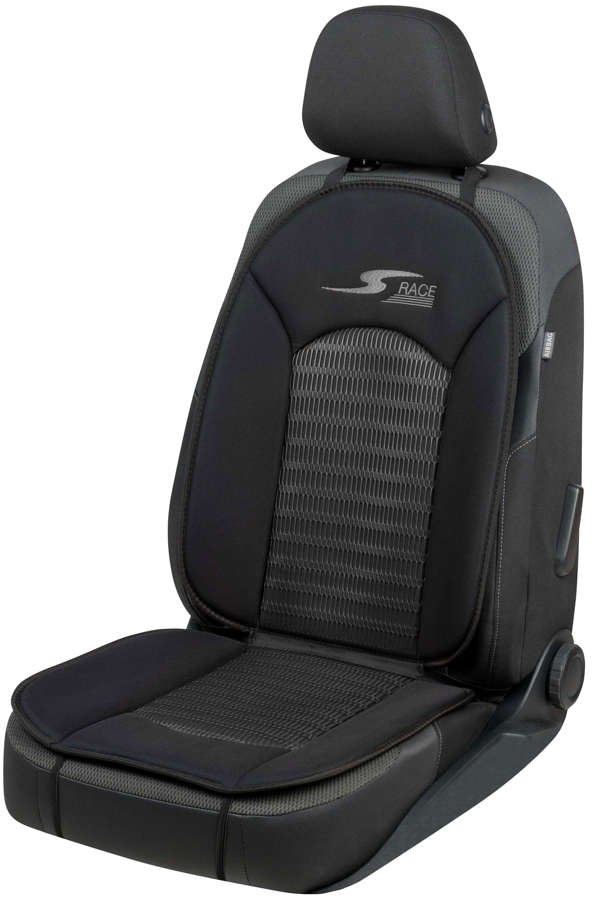 CarComfort Autositzauflage Sitzaufleger S-Race, 1 Stück, 1-tlg.