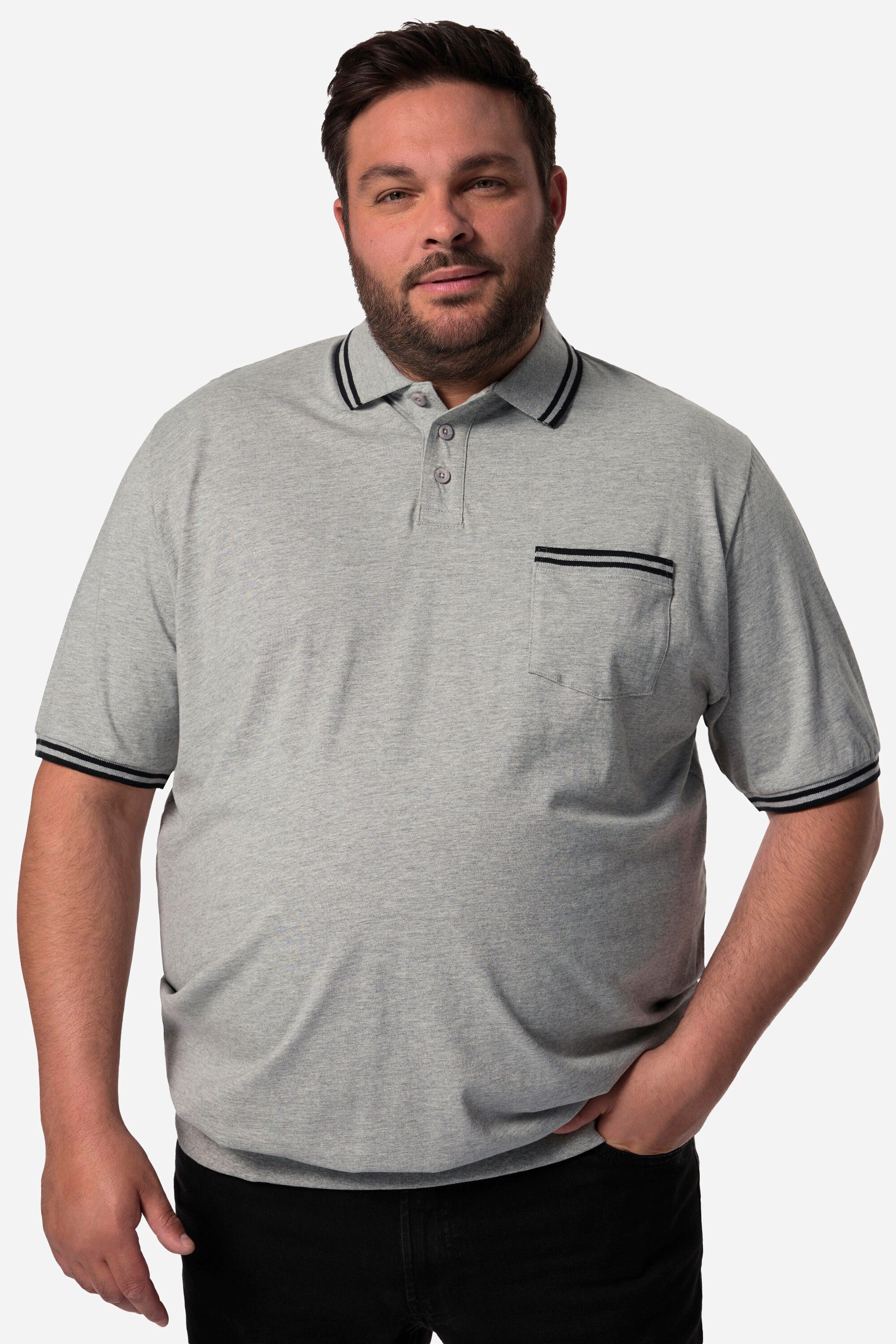 Men Plus Poloshirt Men+ Poloshirt Bauchfit günstig online kaufen