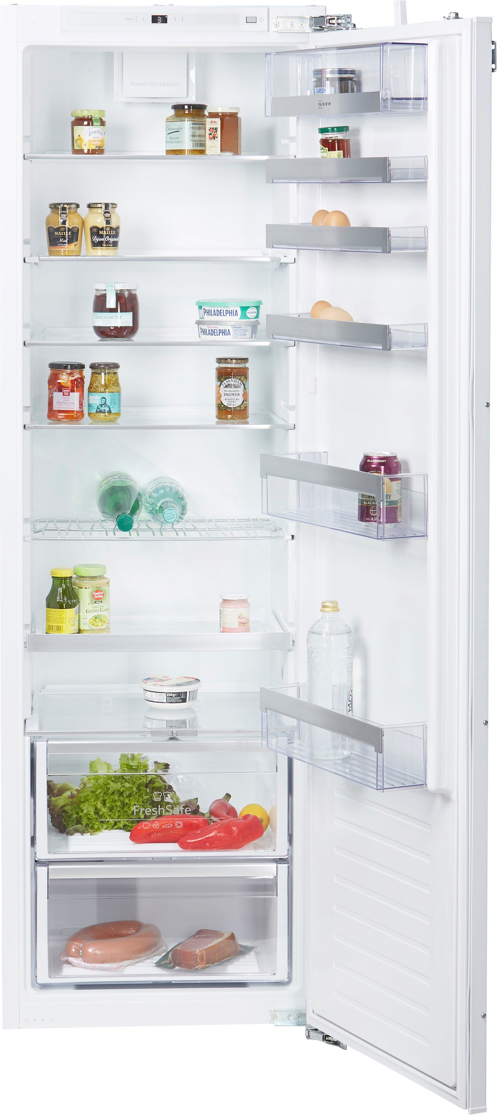 NEFF Einbaukühlschrank N 70 KI1813FE0, 177,2 cm hoch, 56 cm breit, Fresh Safe: Schublade für flexible Lagerung von Obst & Gemüse